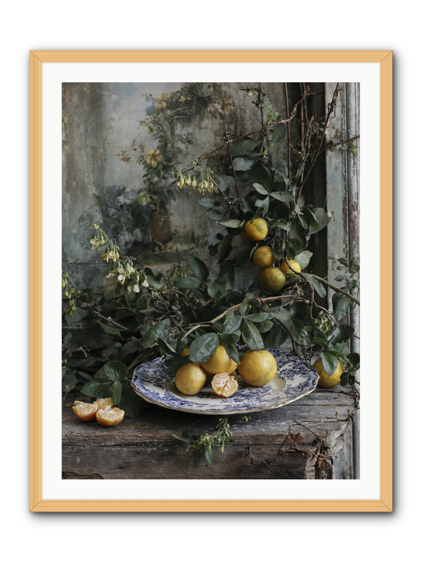 Remember -- Framed Print - Natural 30x40