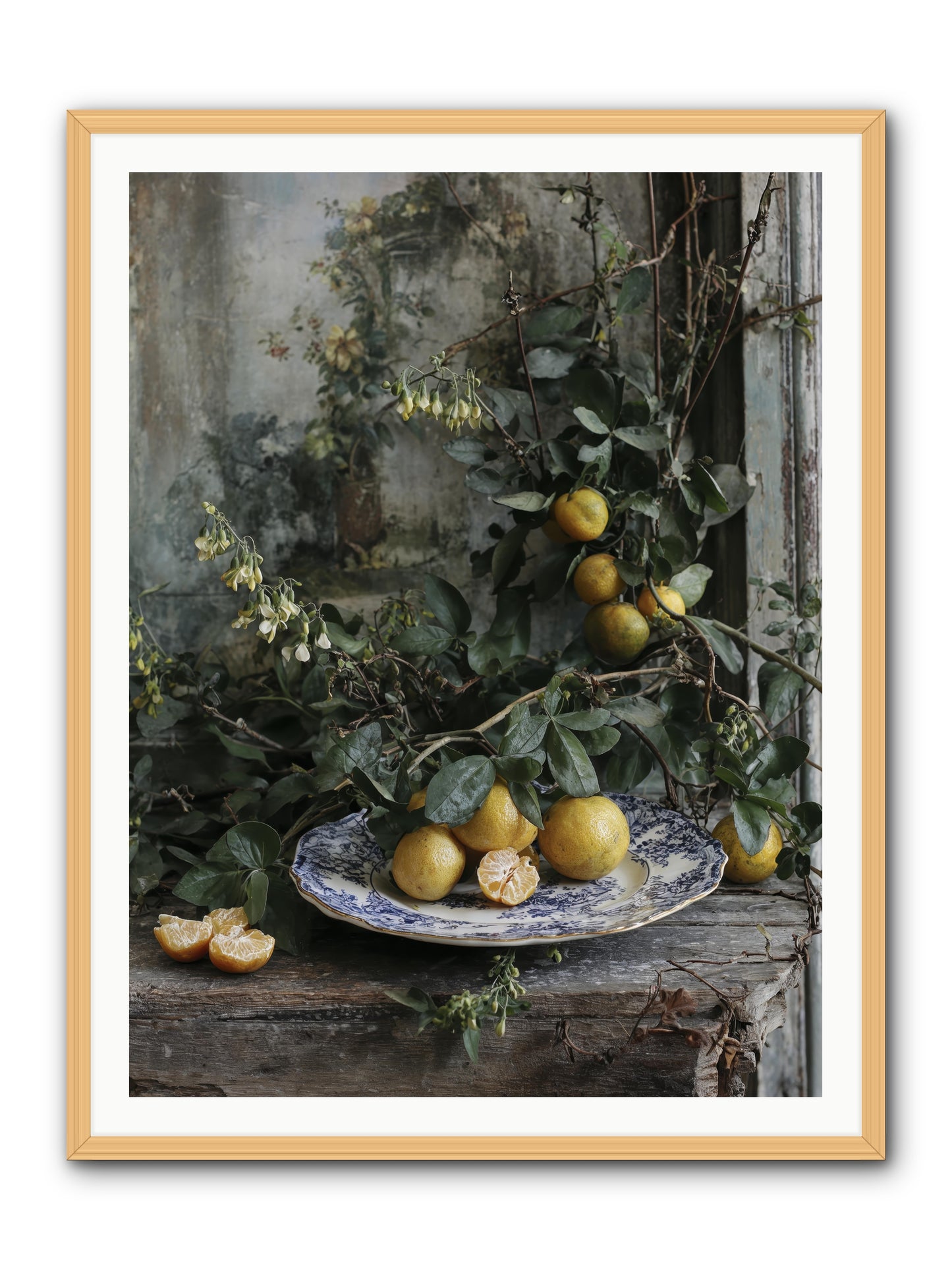 Remember -- Framed Print - Natural 36x48