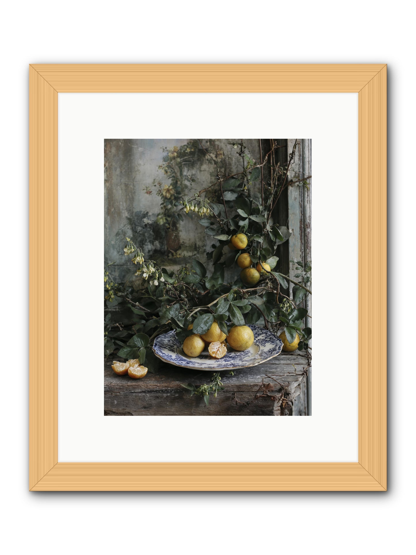 Remember -- Framed Print - Natural 9x12