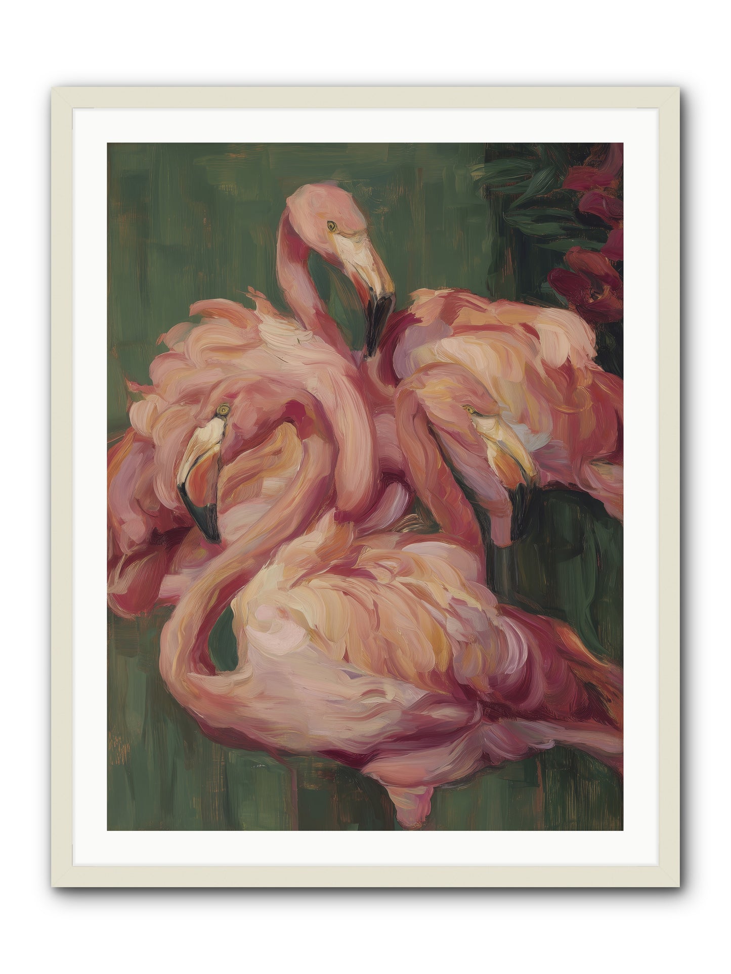 Remembered in Dreams -- Framed Print - White 30x40