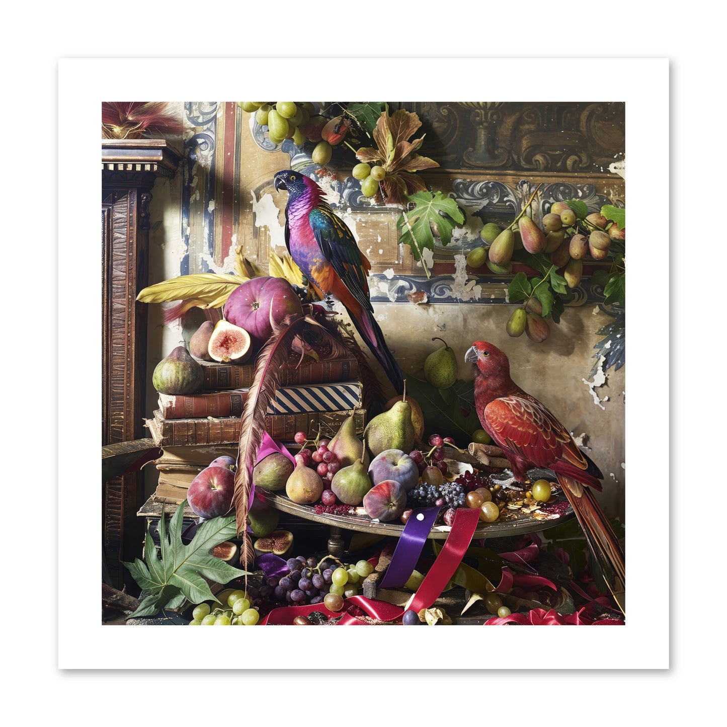 Remnant Roosts of Paradise -- Paper Print 12x12