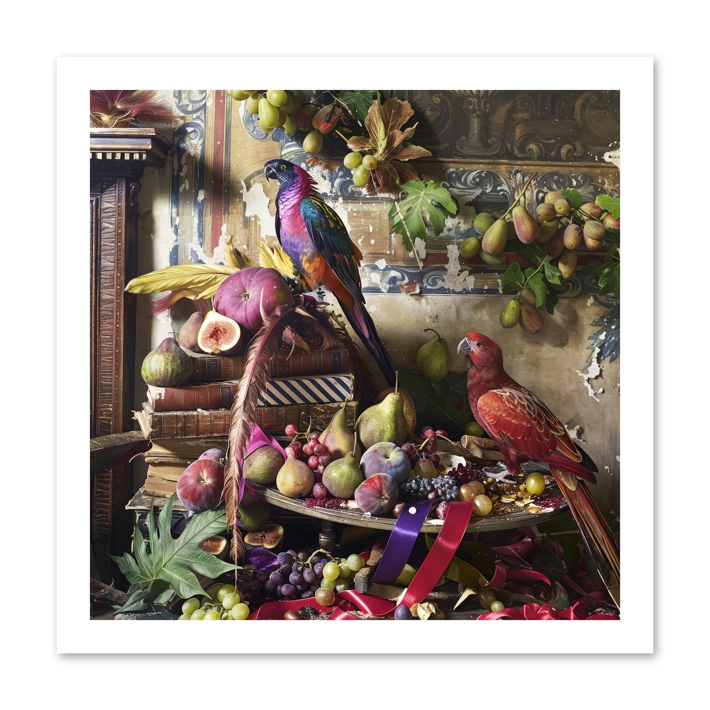 Remnant Roosts of Paradise -- Loose Canvas Print 16x16