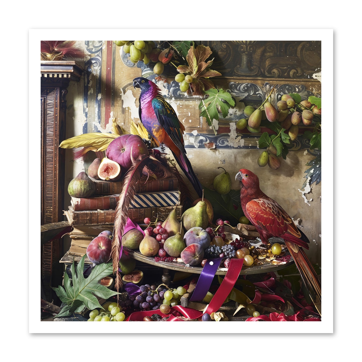 Remnant Roosts of Paradise -- Loose Canvas Print 24x24