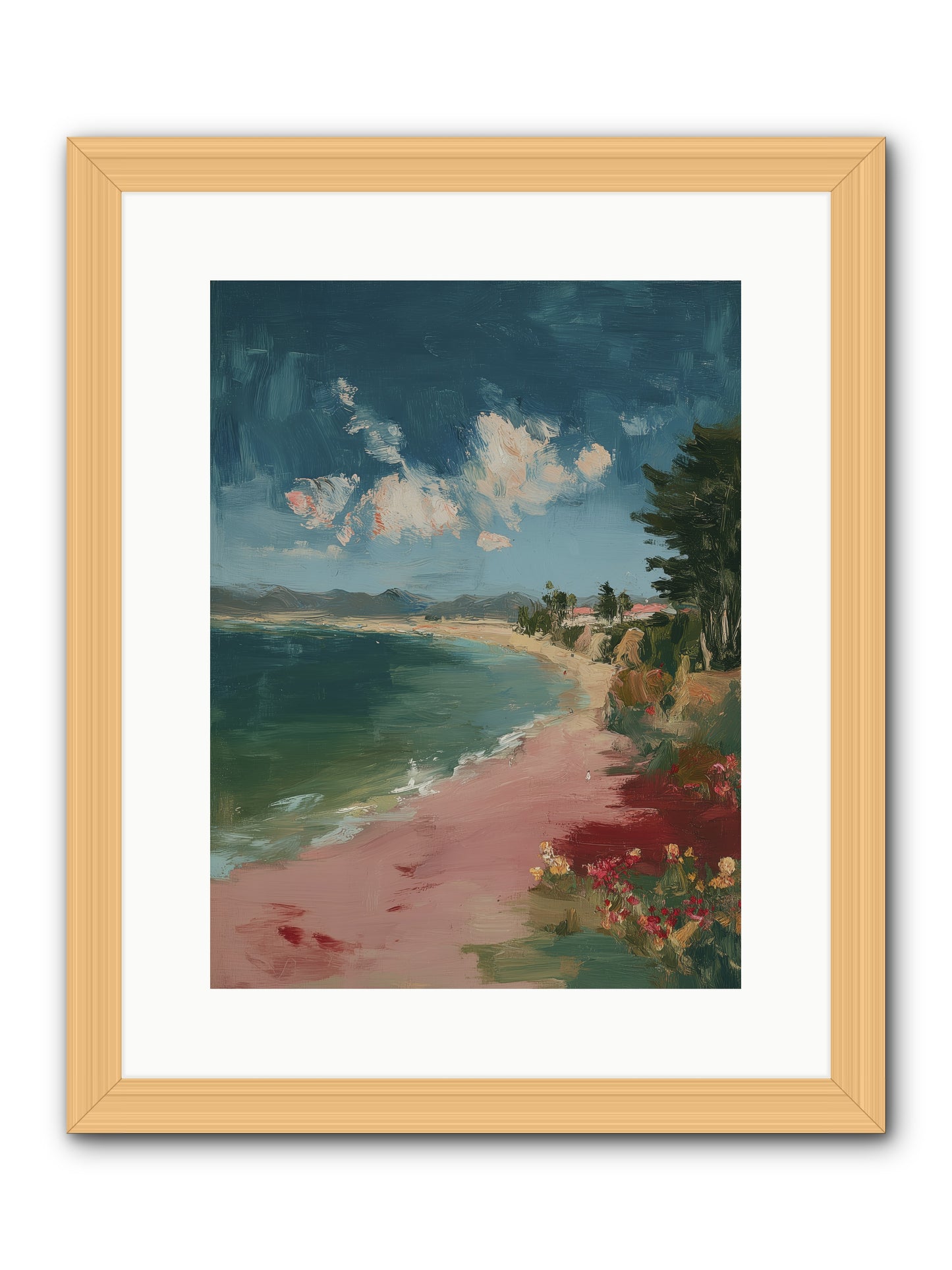 Renaissance Dreams -- Framed Print - Natural 12x16