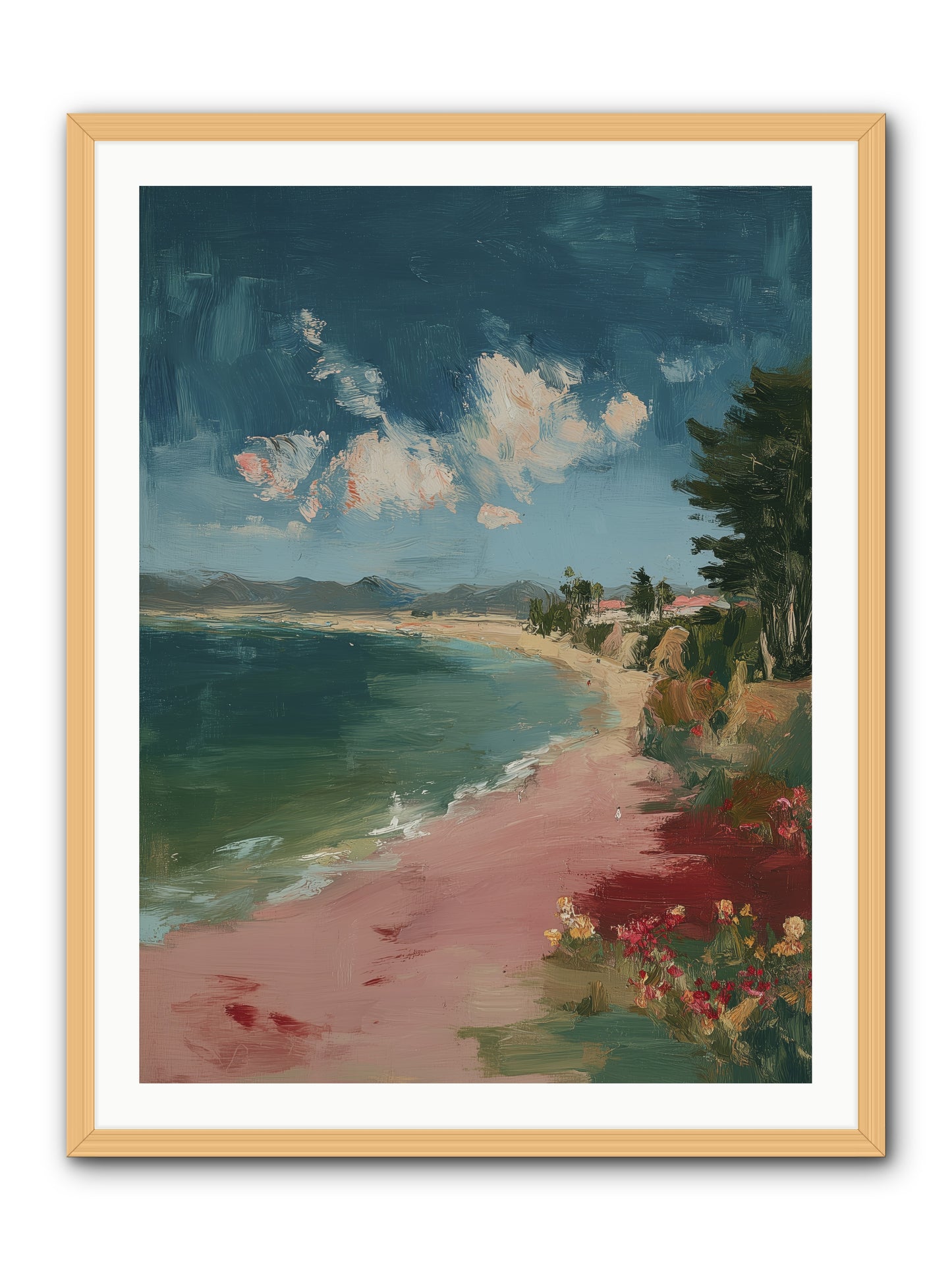 Renaissance Dreams -- Framed Print - Natural 30x40