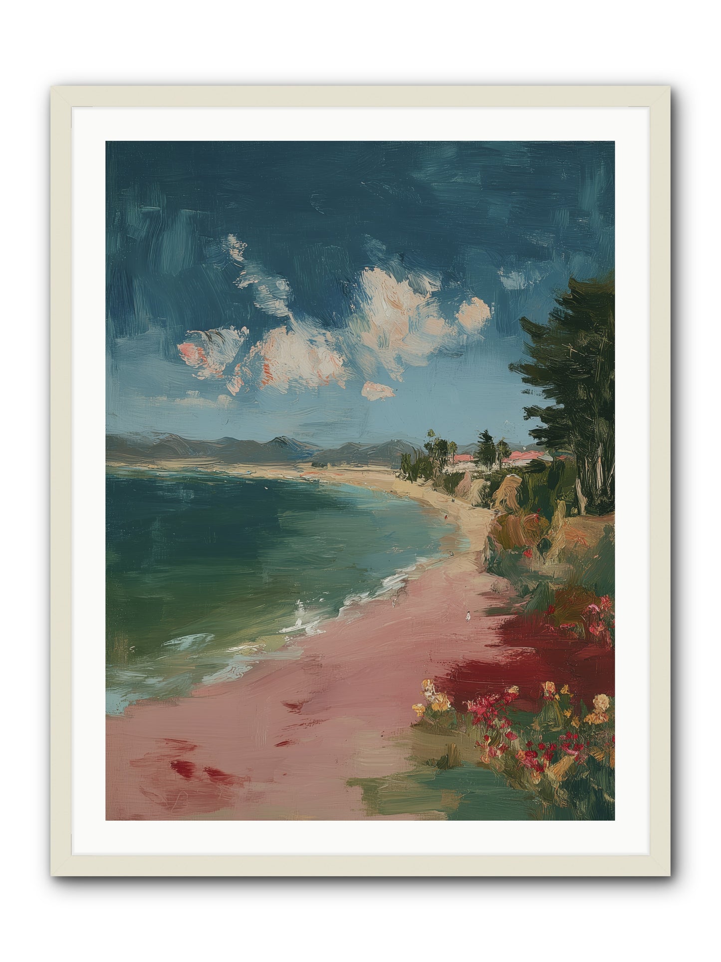 Renaissance Dreams -- Framed Print - White 30x40