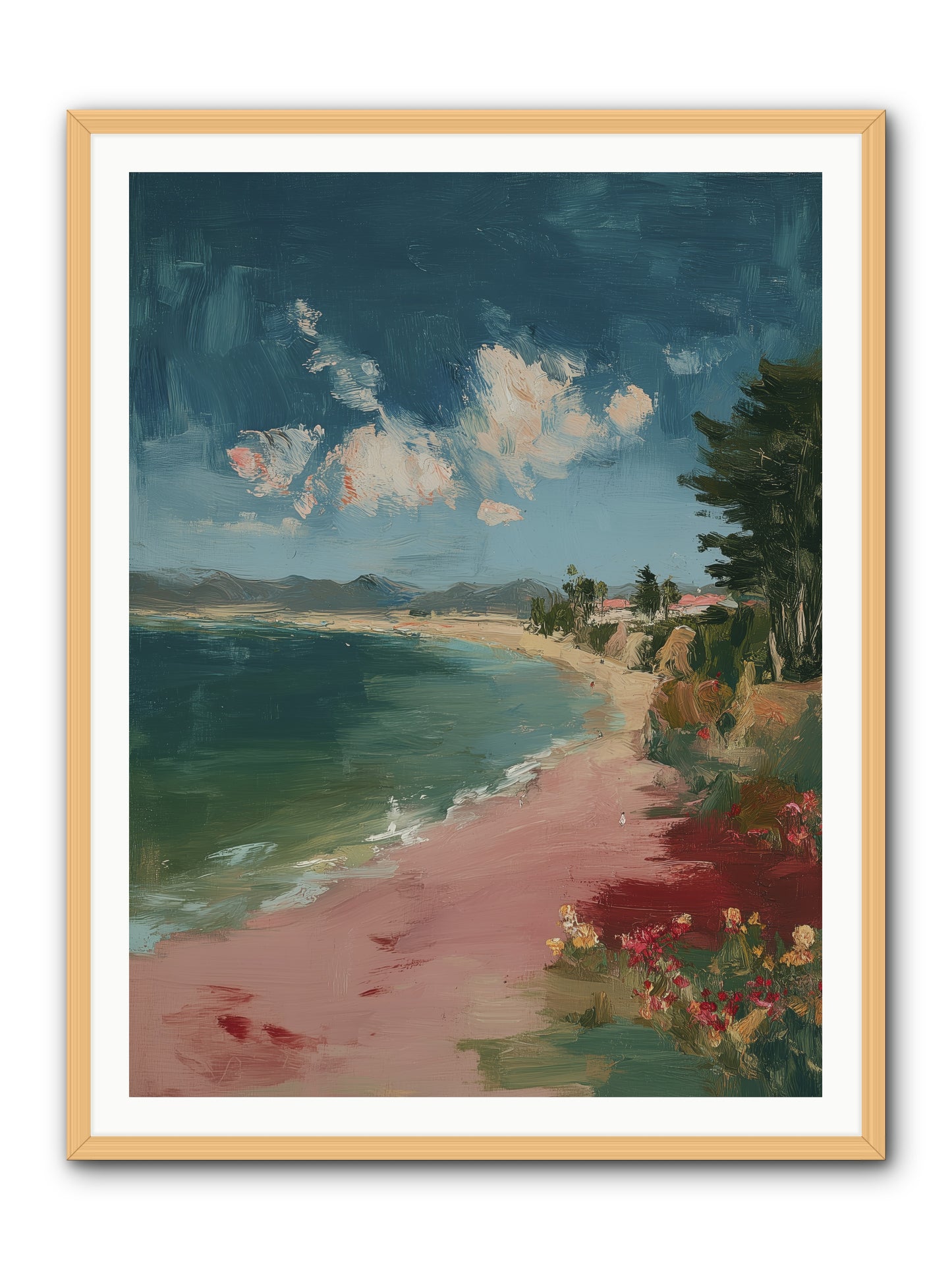 Renaissance Dreams -- Framed Print - Natural 36x48