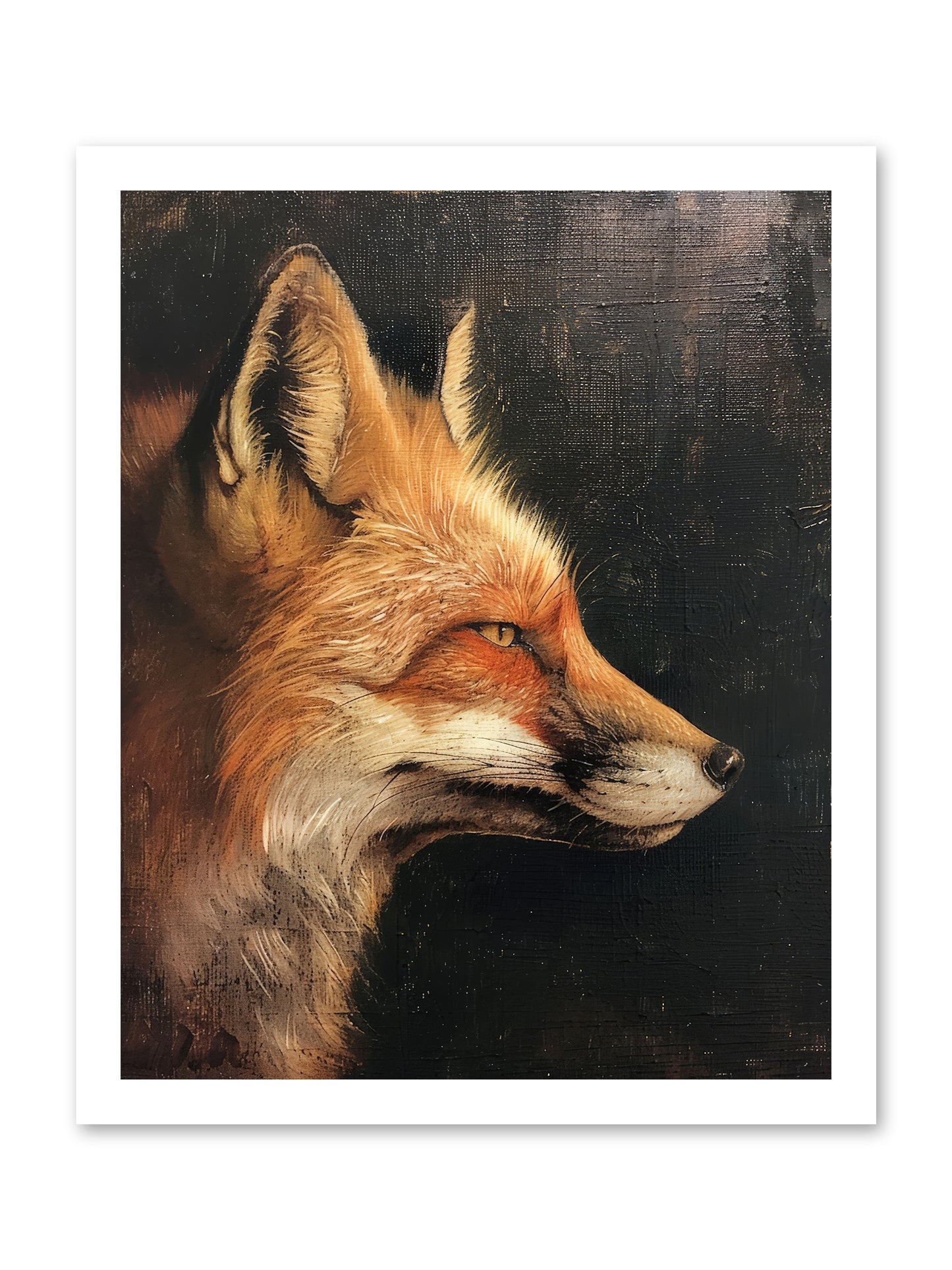 Renard Roux -- Paper Print 16x20