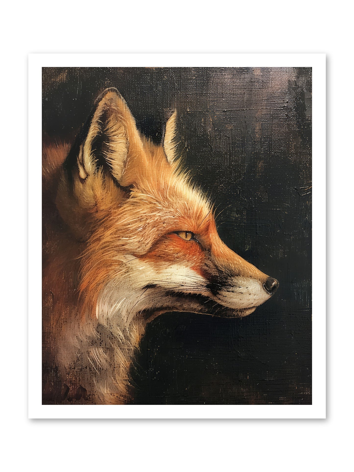 Renard Roux -- Paper Print 20x25