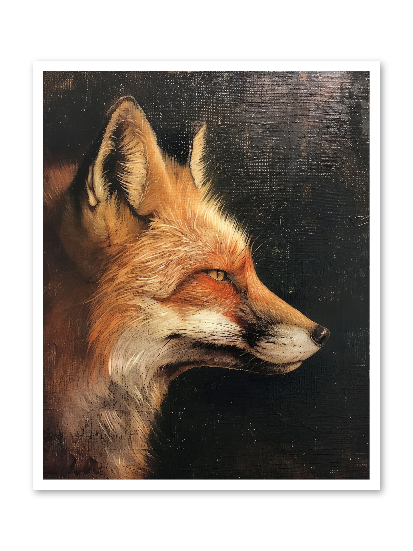 Renard Roux -- Paper Print 32x40