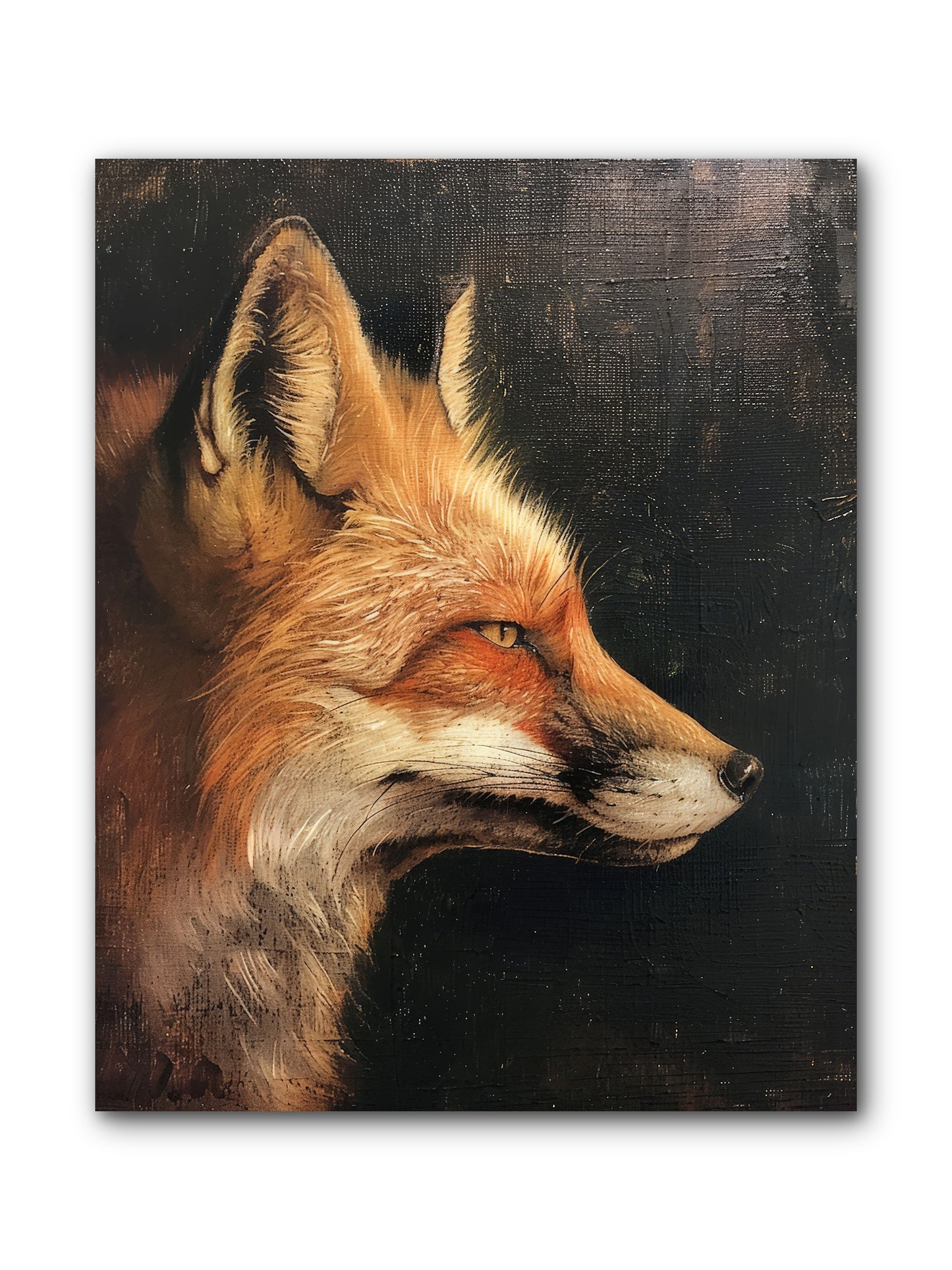 Renard Roux -- Wrapped Canvas 8x10