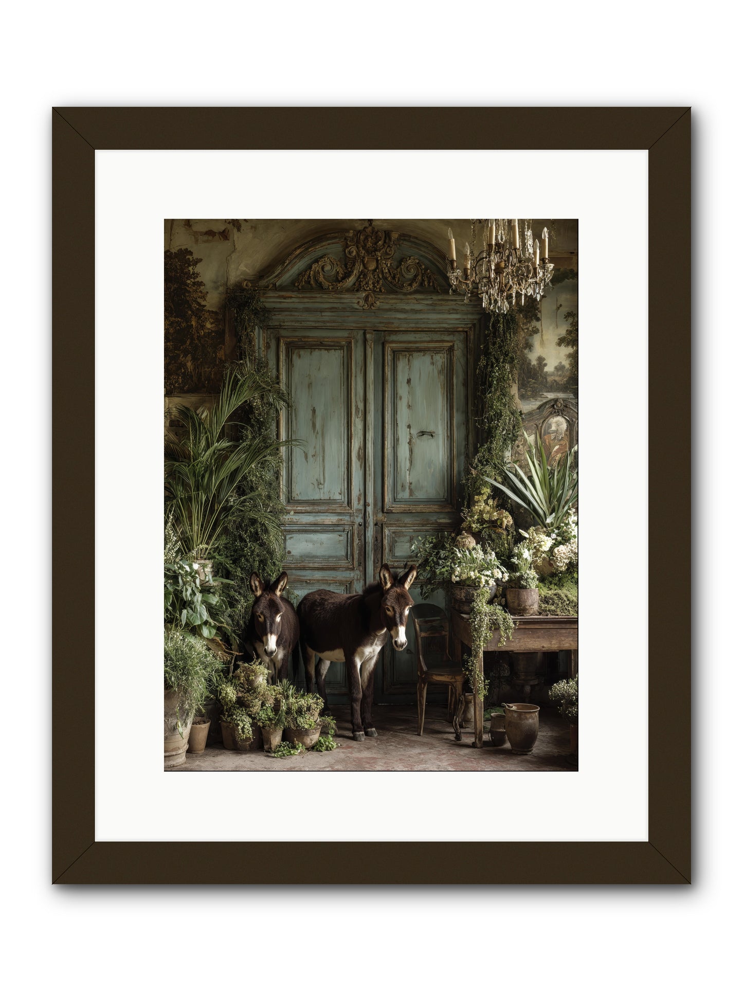 Rendezvous -- Framed Print - Black 12x16
