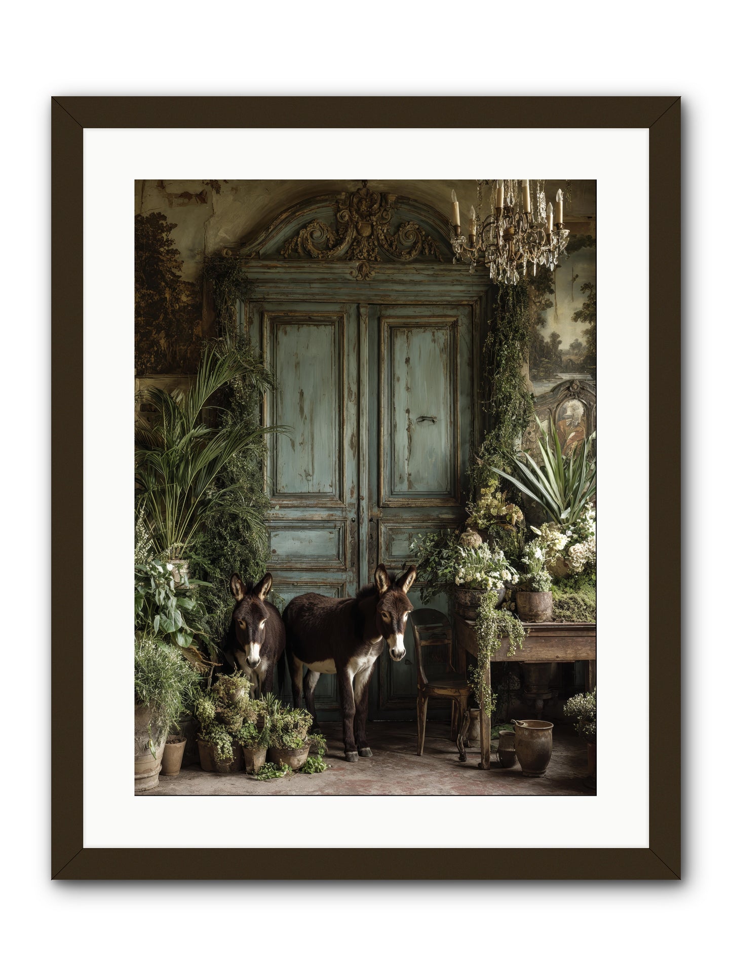 Rendezvous -- Framed Print - Black 18x24