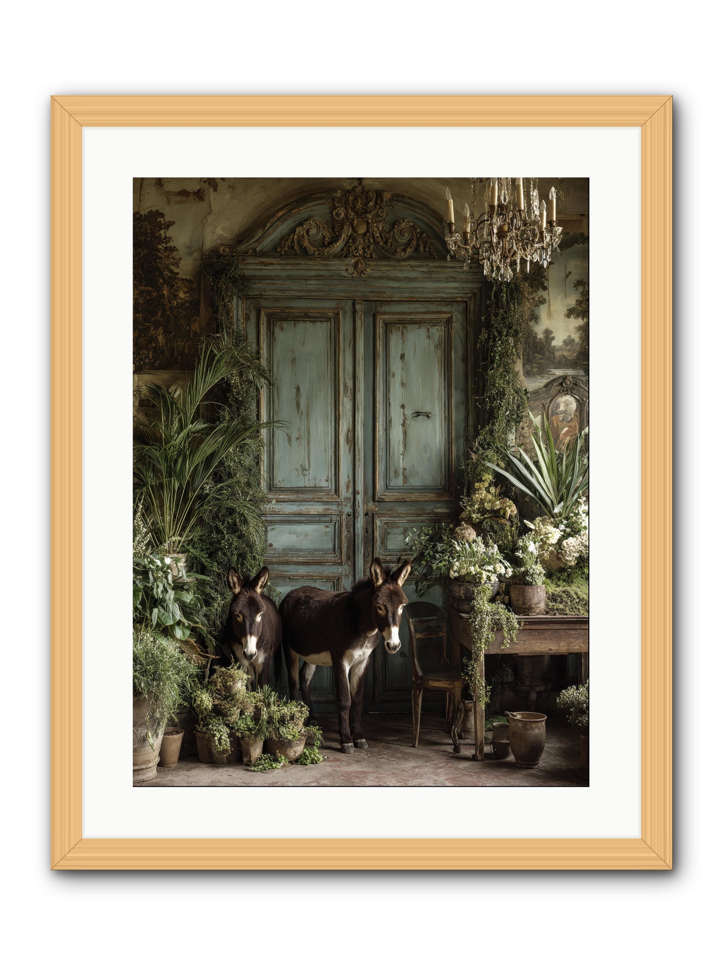 Rendezvous -- Framed Print - Natural 18x24