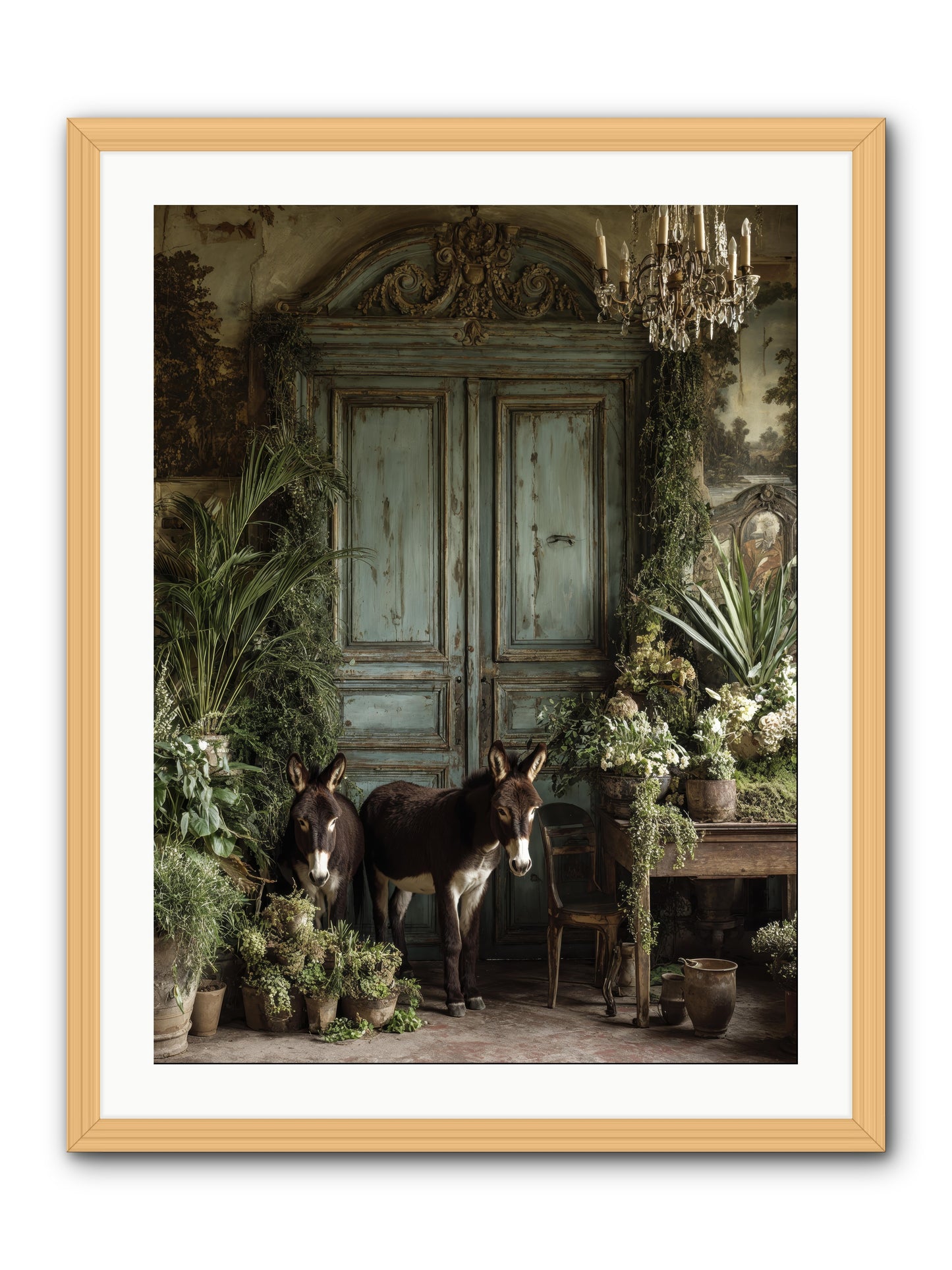 Rendezvous -- Framed Print - Natural 24x32