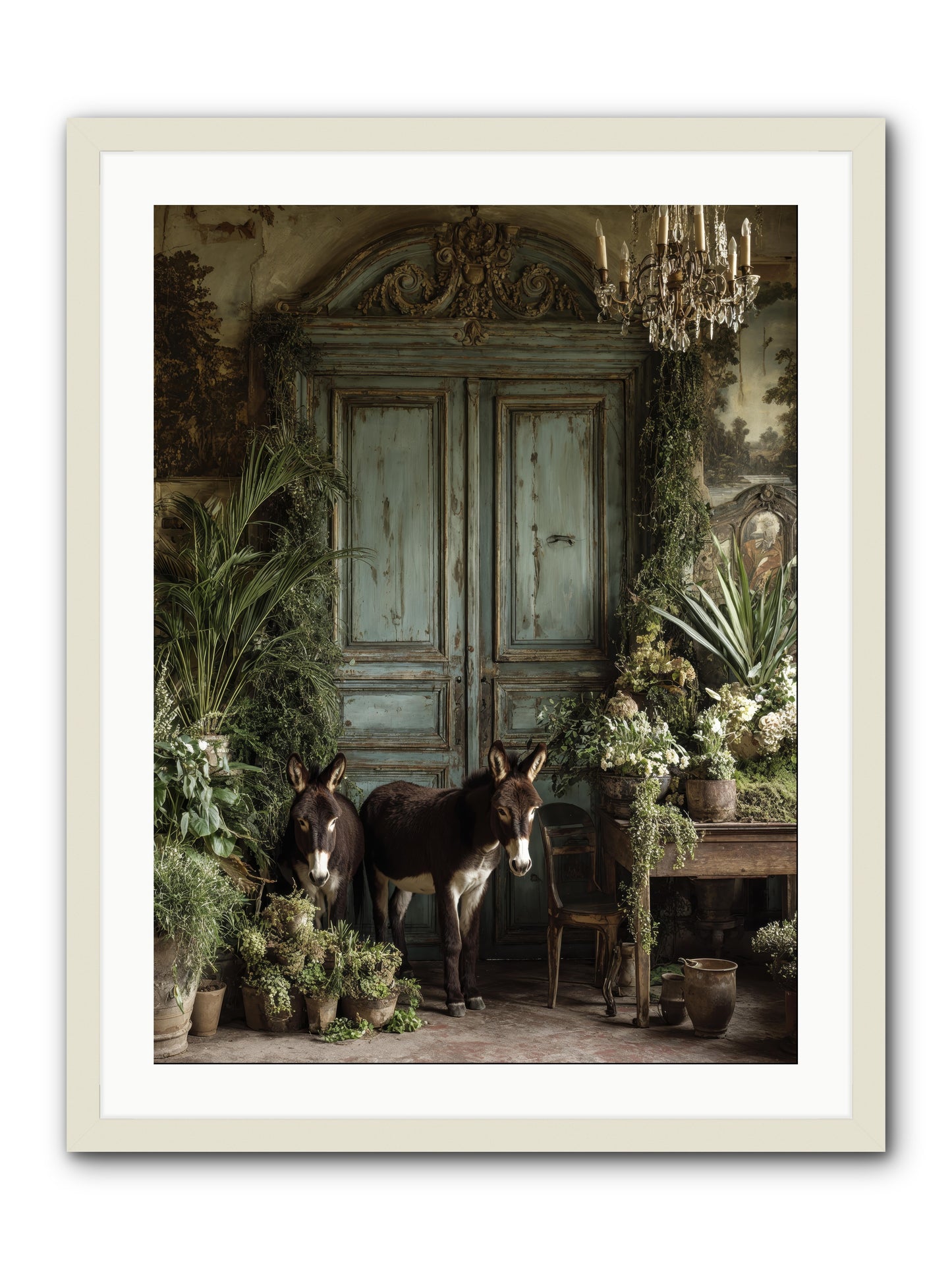 Rendezvous -- Framed Print - White 24x32