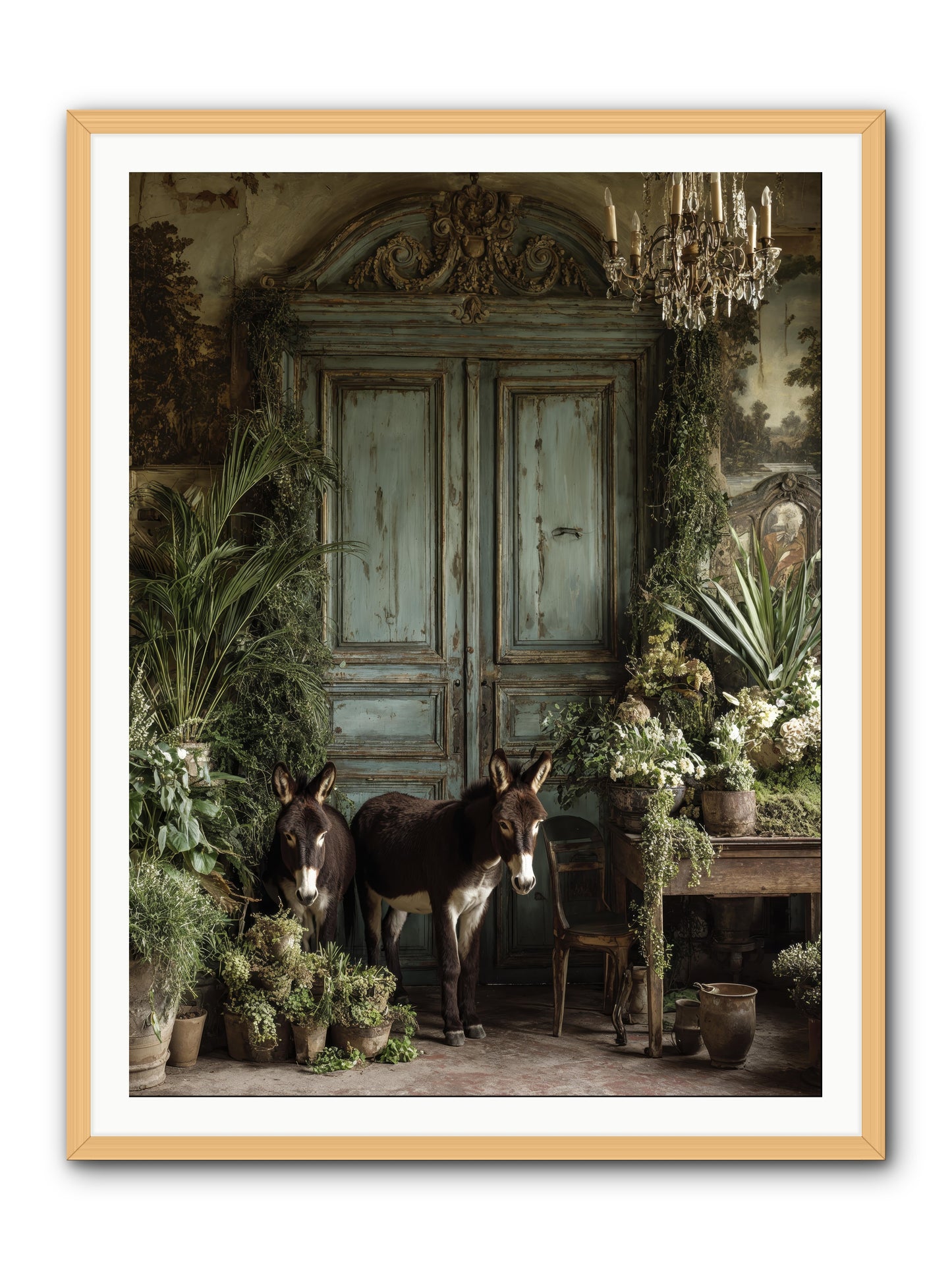 Rendezvous -- Framed Print - Natural 36x48