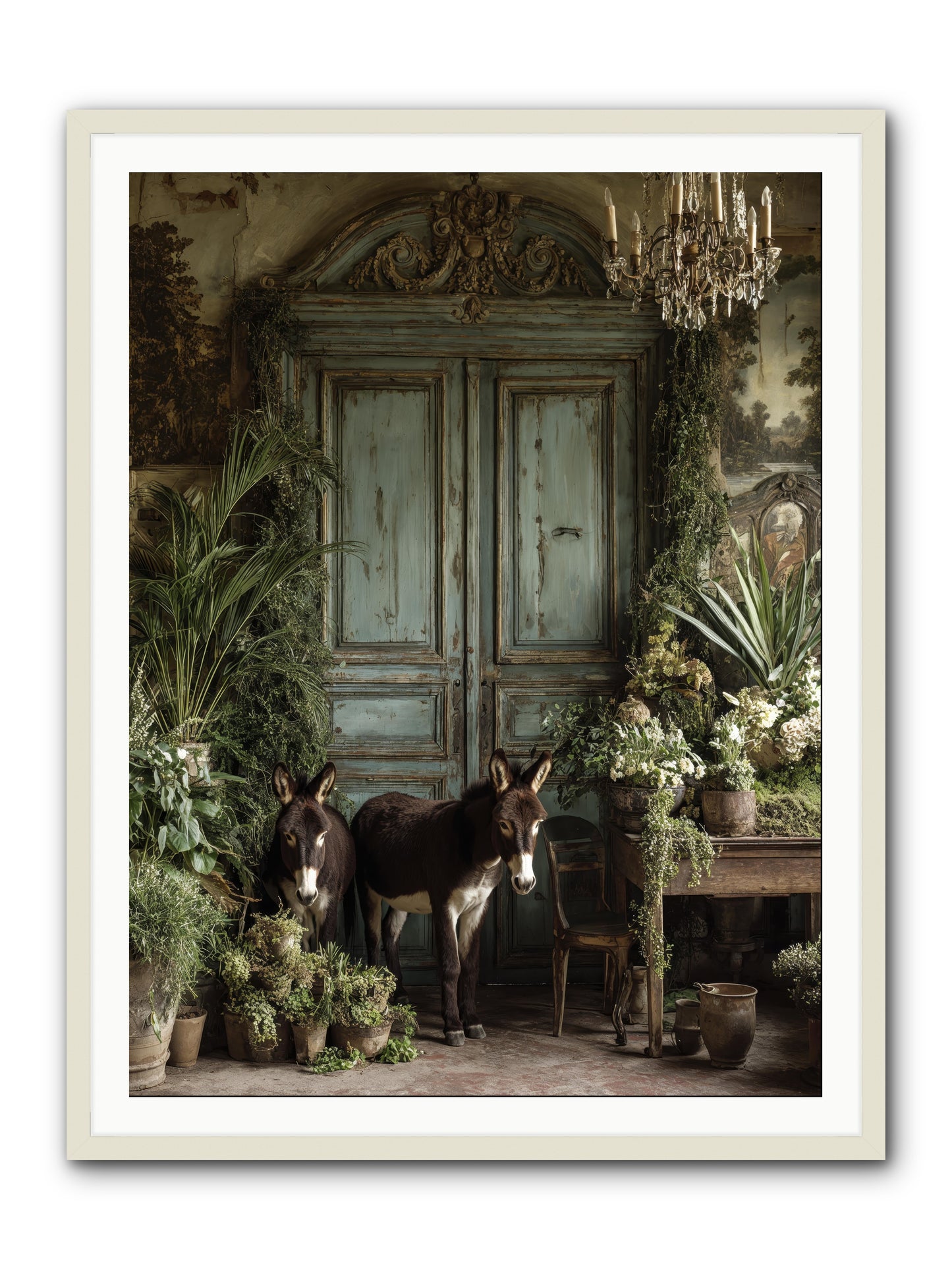 Rendezvous -- Framed Print - White 36x48