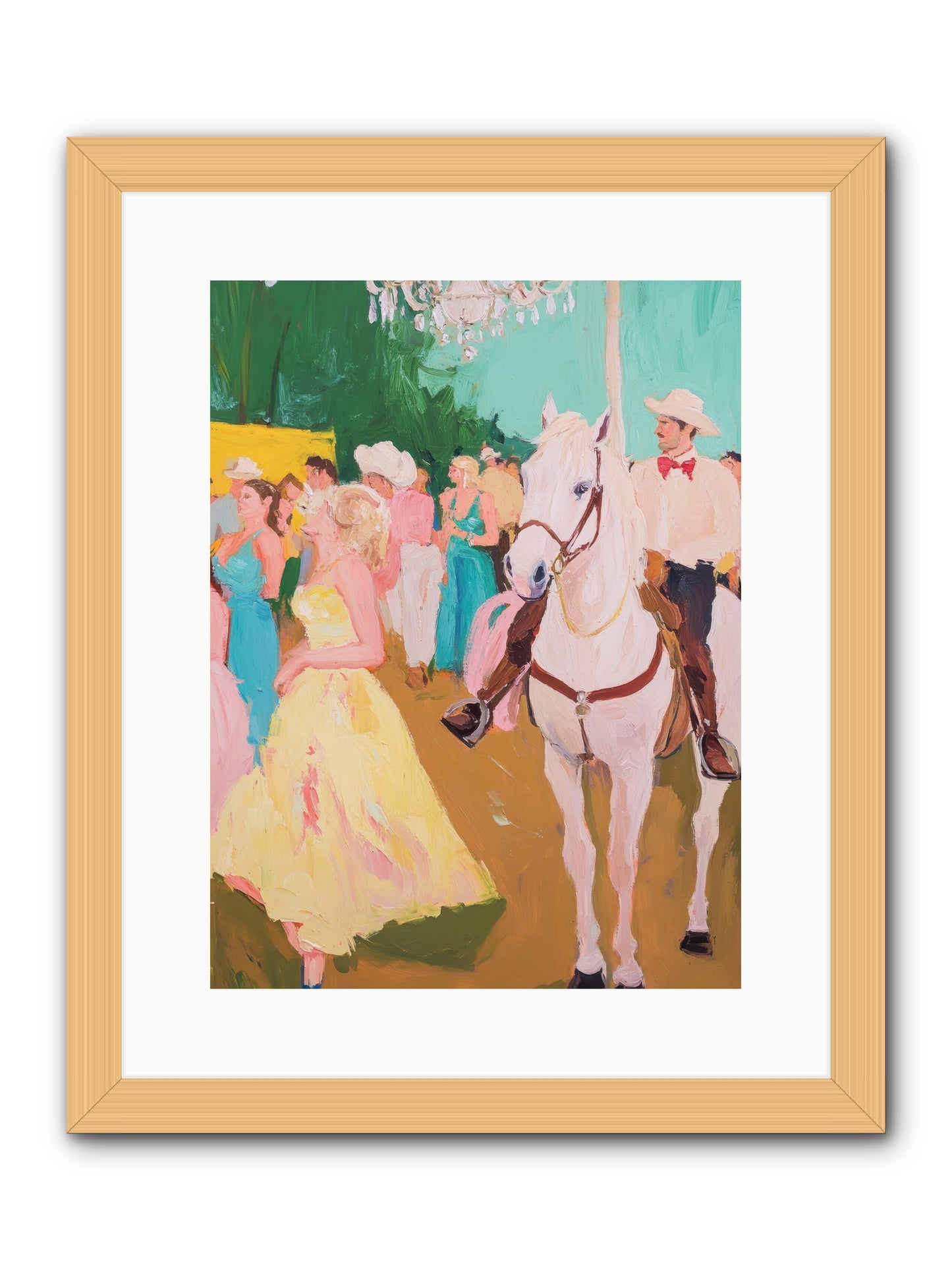 Renegade Roundup -- Framed Print - Natural 12x16