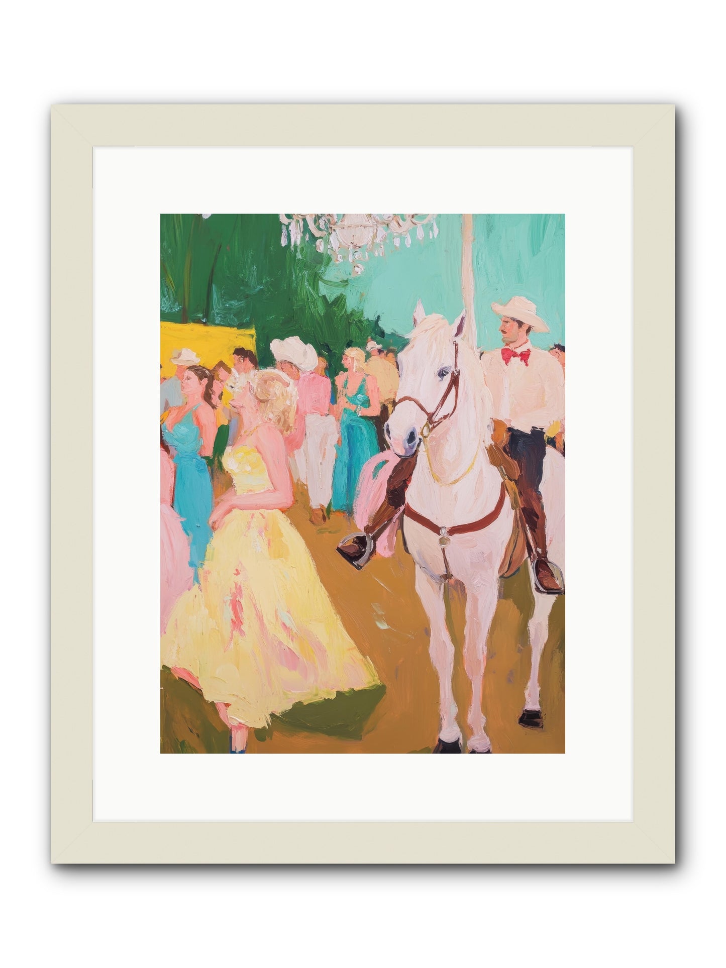 Renegade Roundup -- Framed Print - White 12x16