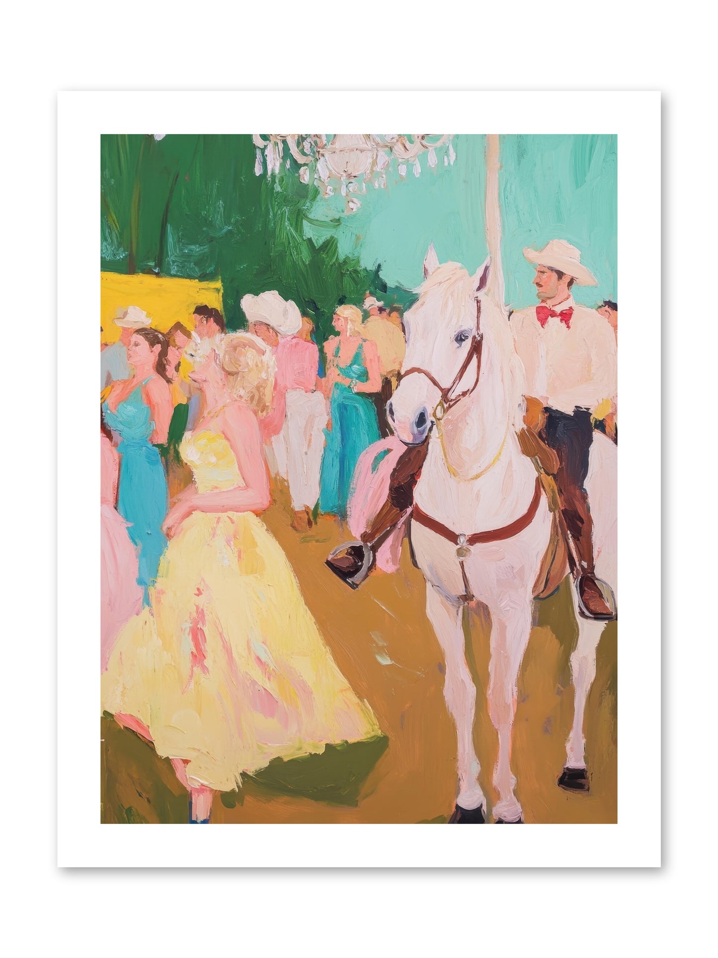 Renegade Roundup -- Loose Canvas Print 12x16
