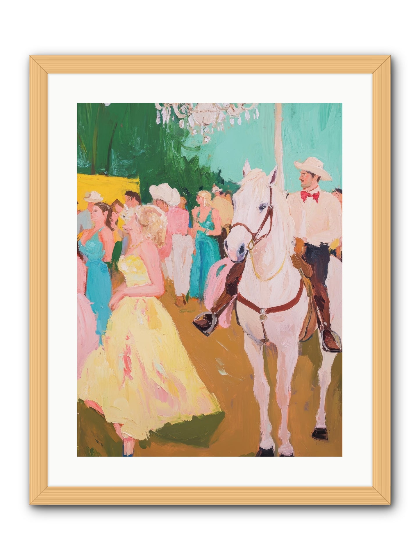 Renegade Roundup -- Framed Print - Natural 18x24