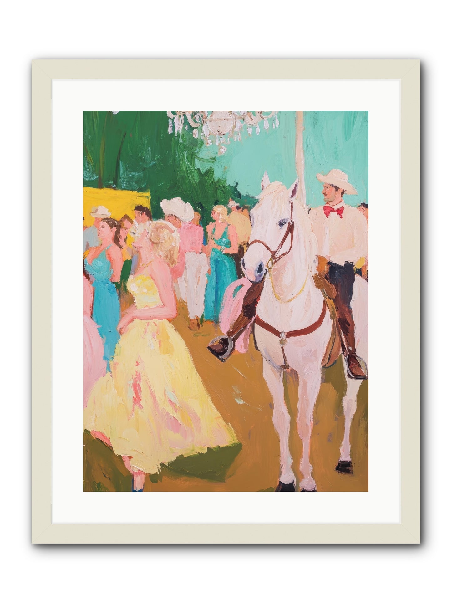 Renegade Roundup -- Framed Print - White 18x24