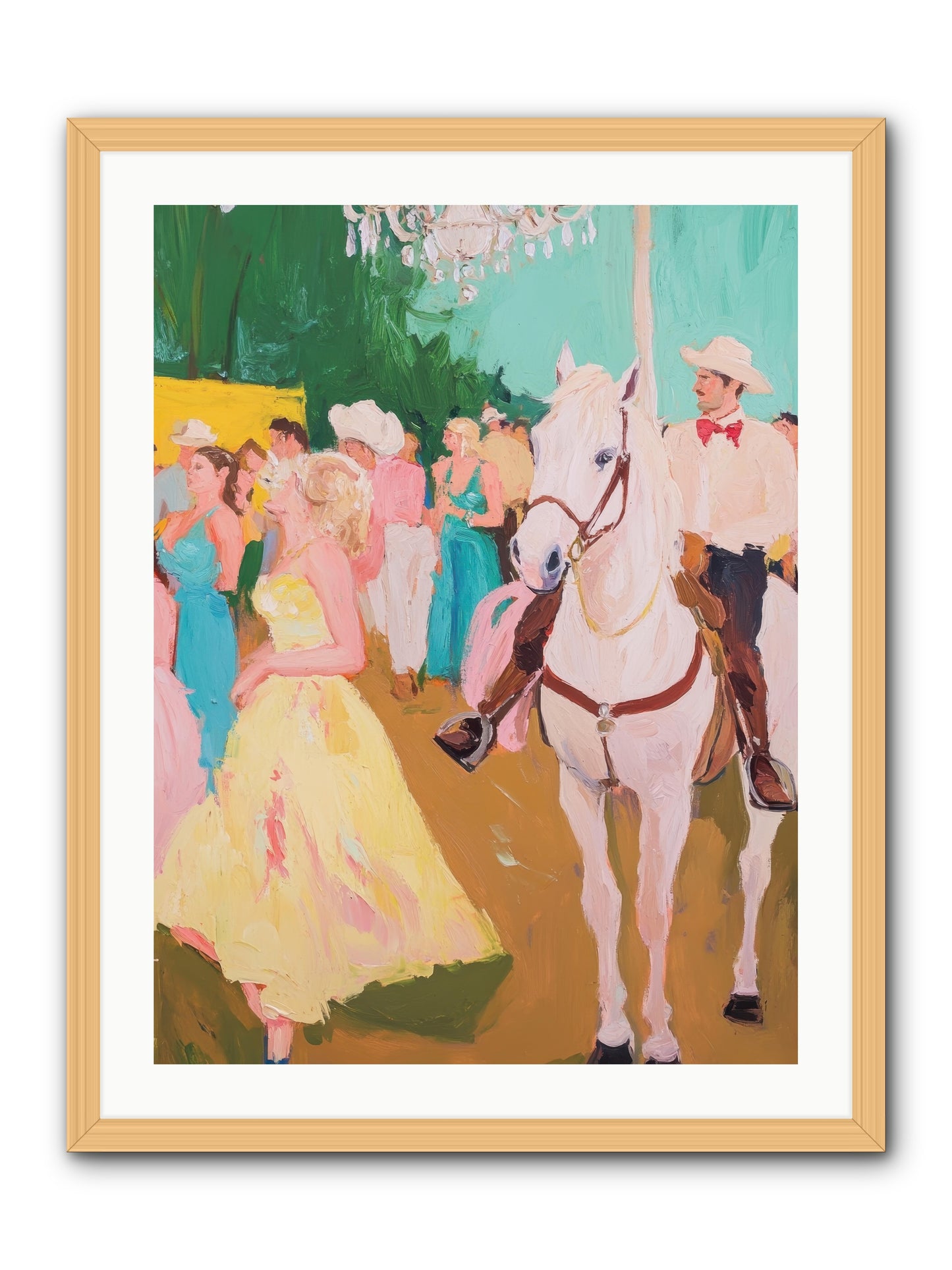 Renegade Roundup -- Framed Print - Natural 24x32