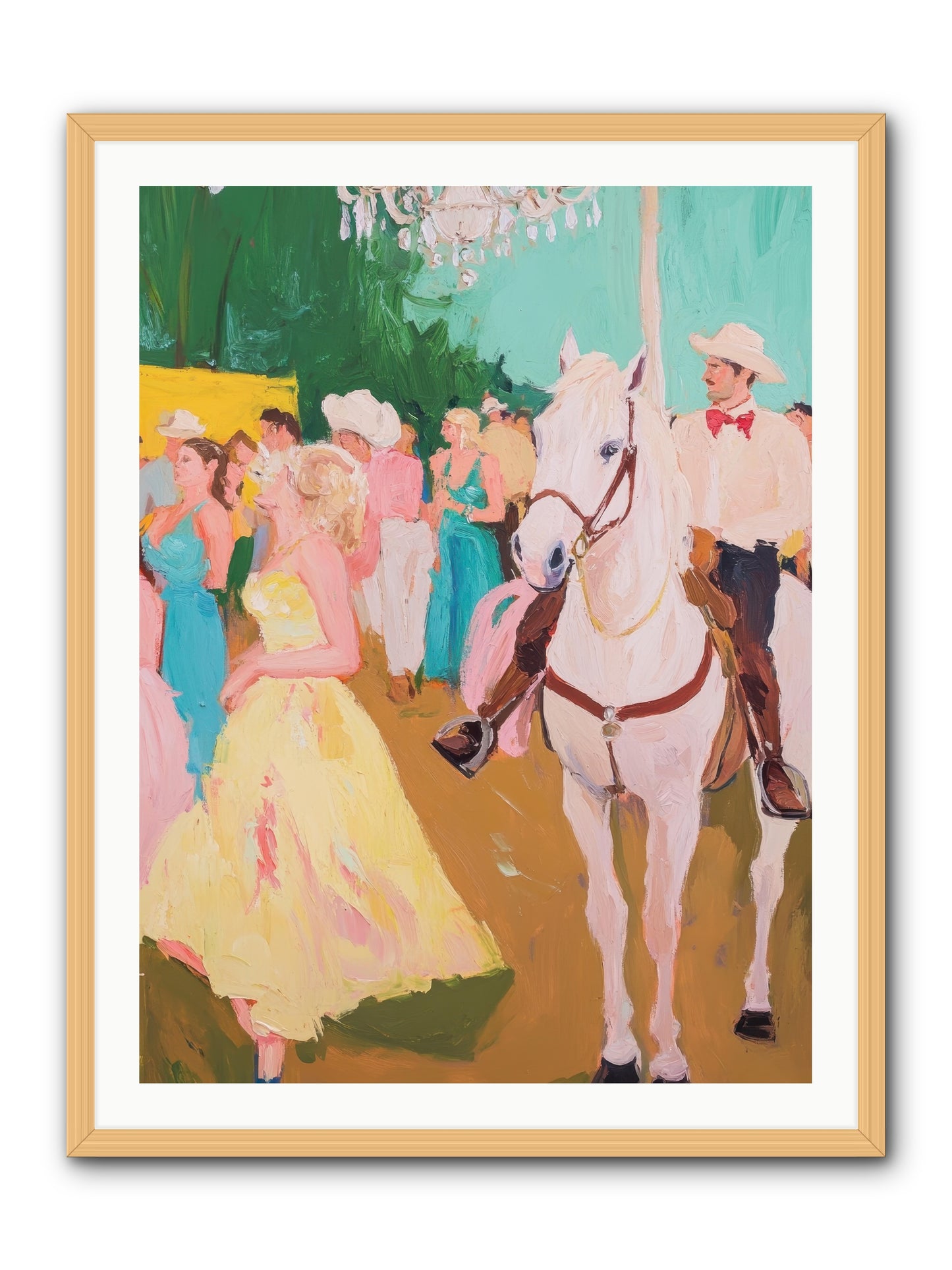 Renegade Roundup -- Framed Print - Natural 30x40