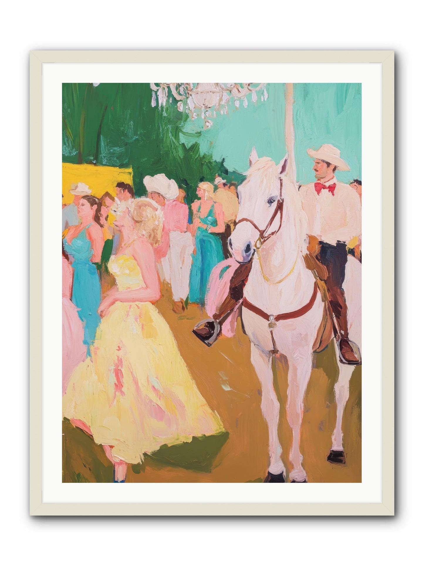 Renegade Roundup -- Framed Print - White 30x40