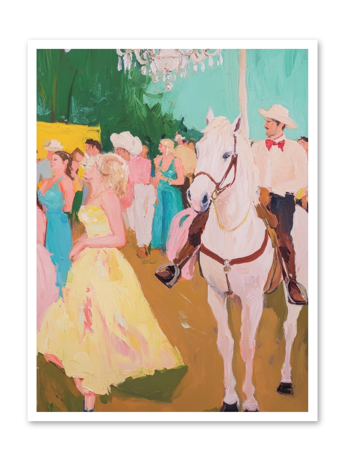 Renegade Roundup -- Loose Canvas Print 30x40