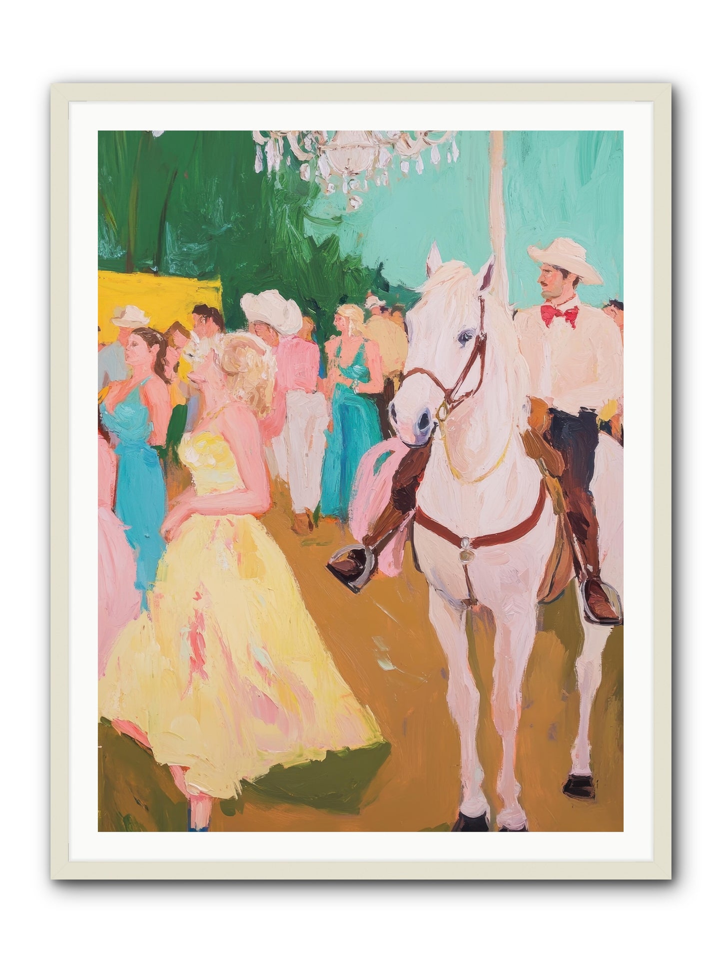 Renegade Roundup -- Framed Print - White 36x48