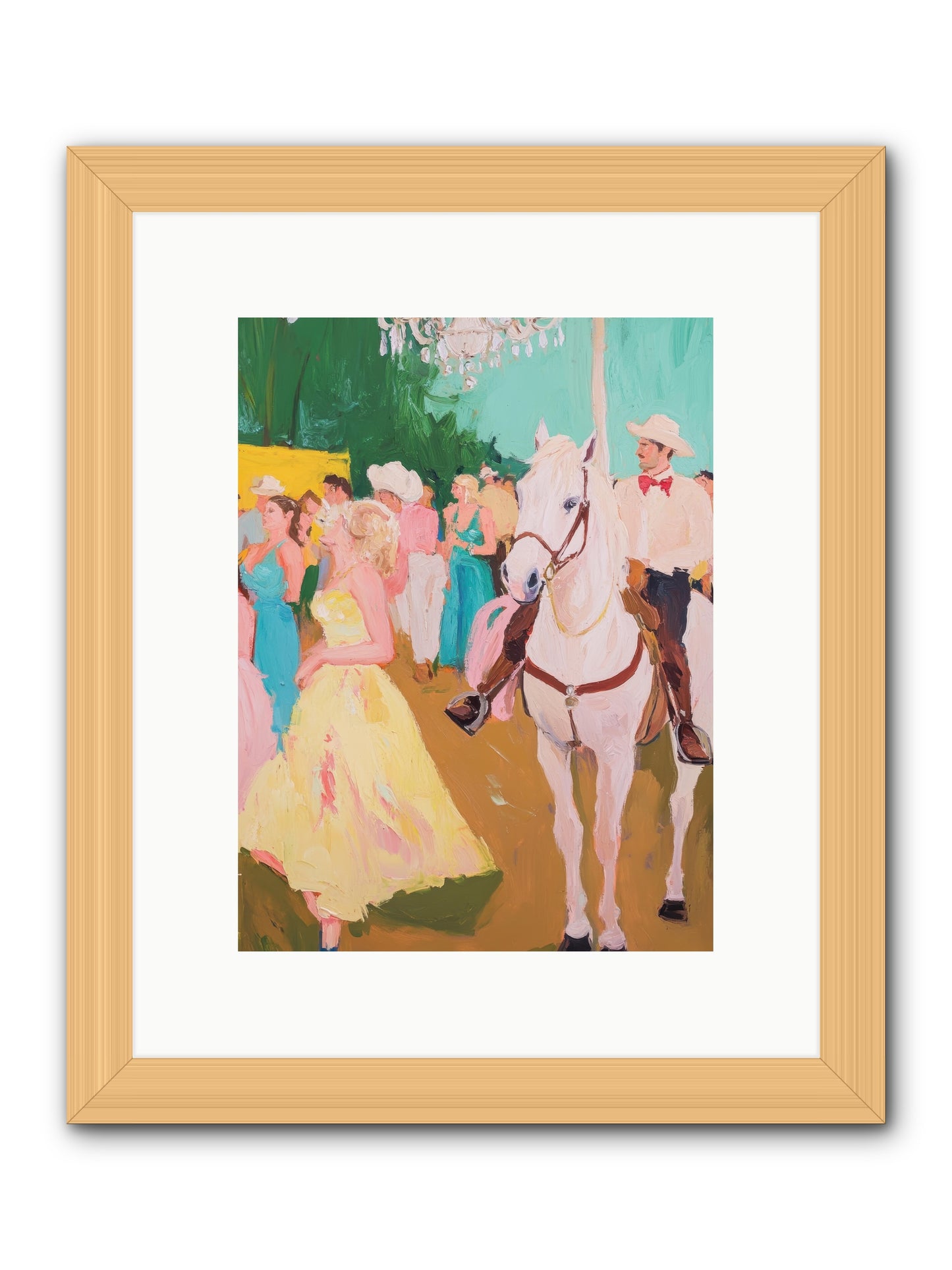 Renegade Roundup -- Framed Print - Natural 9x12