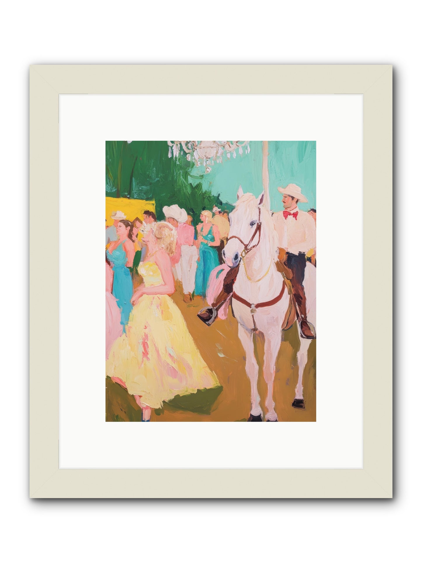 Renegade Roundup -- Framed Print - White 9x12