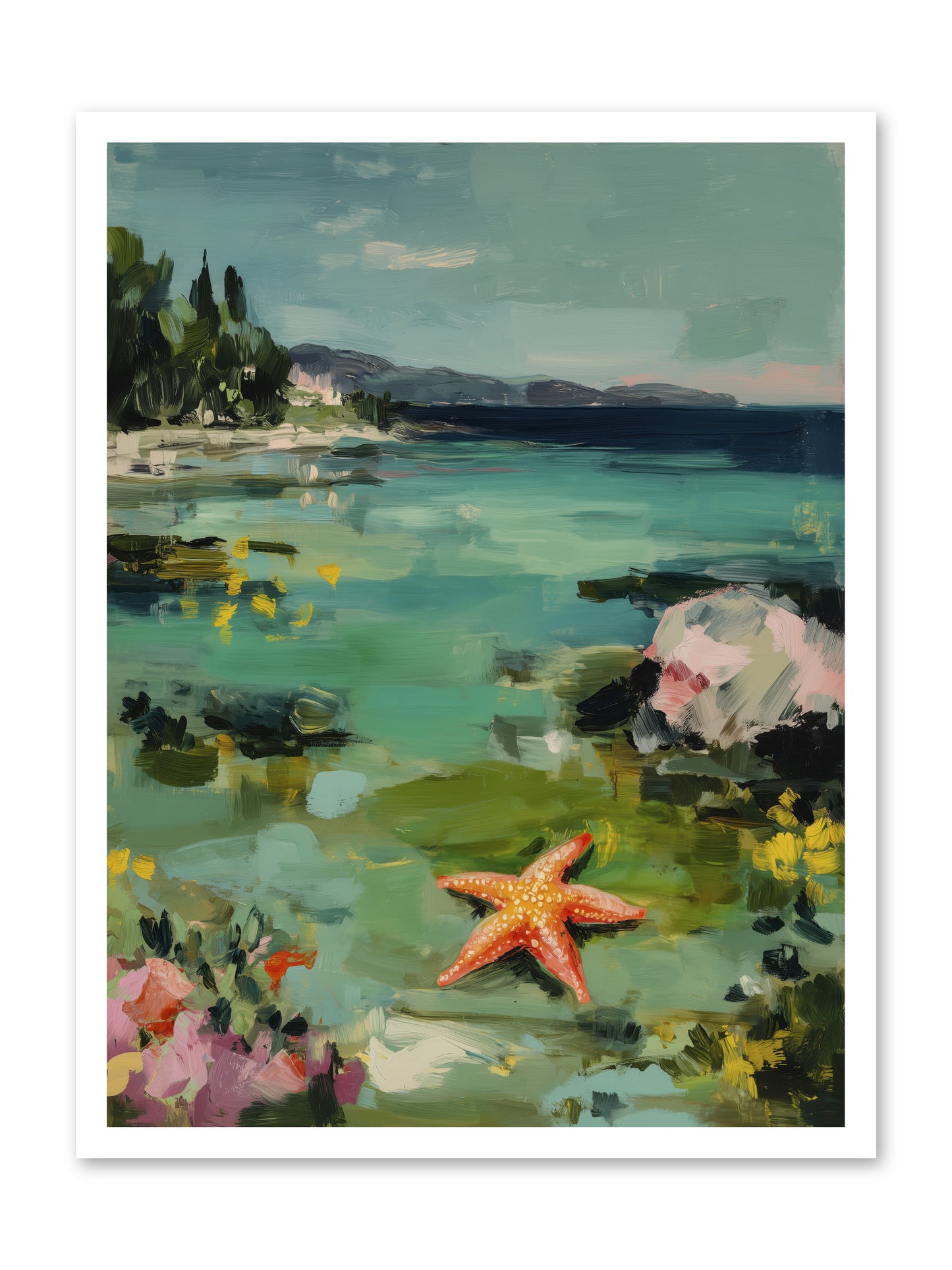 Retreating Tides -- Loose Canvas Print 24x32
