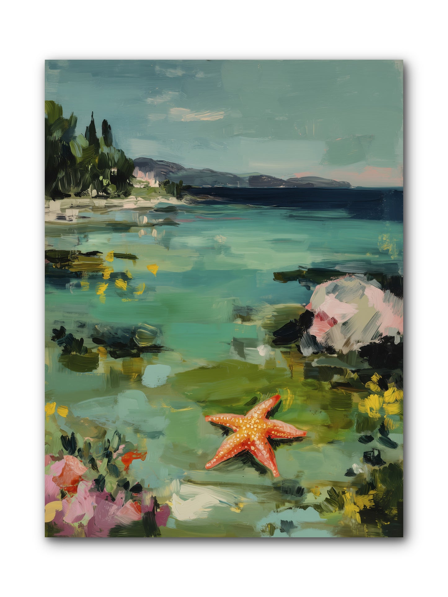 Retreating Tides -- Wrapped Canvas 9x12
