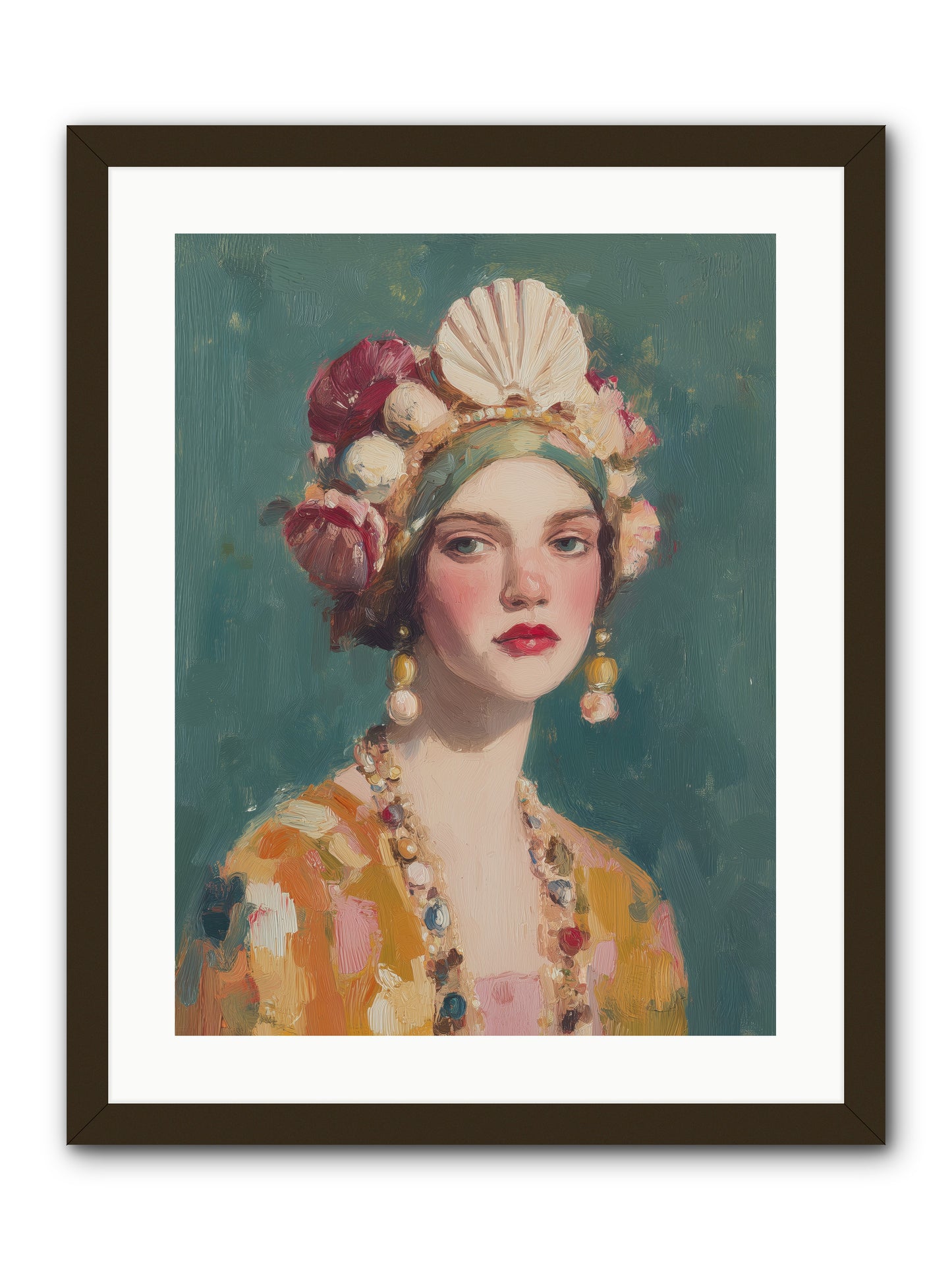 Returning Through Time -- Framed Print - Black 18x24
