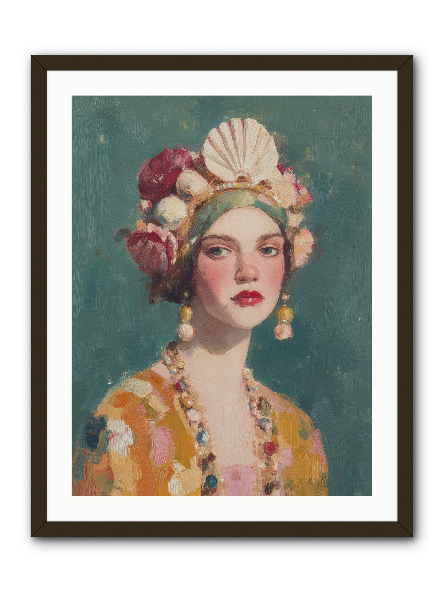Returning Through Time -- Framed Print - Black 24x32