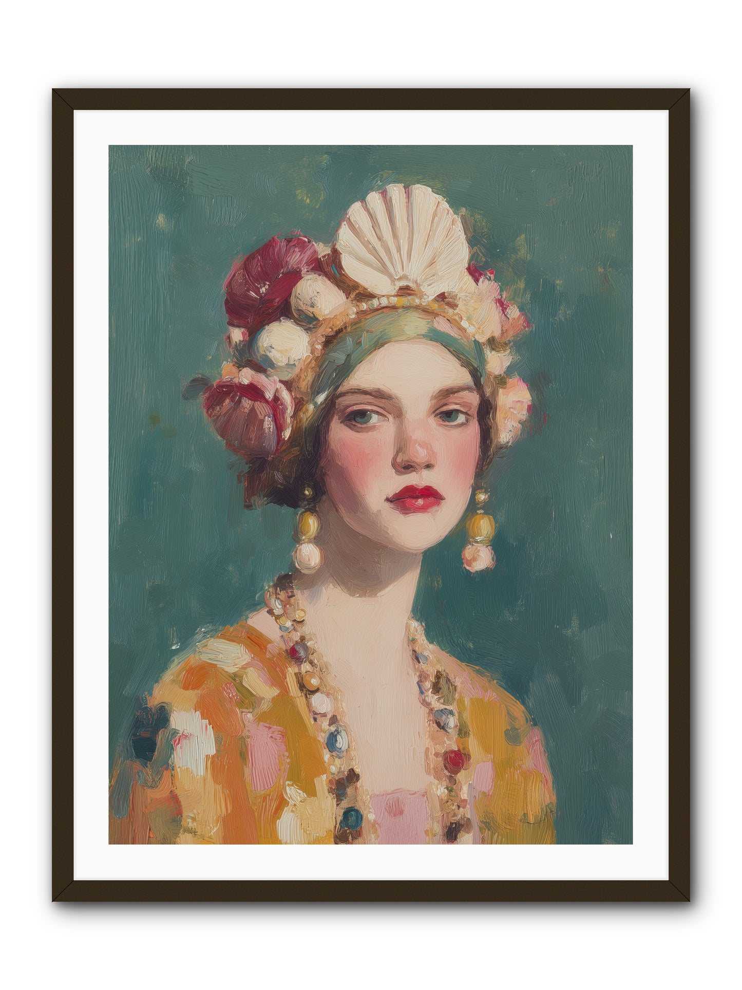 Returning Through Time -- Framed Print - Black 30x40