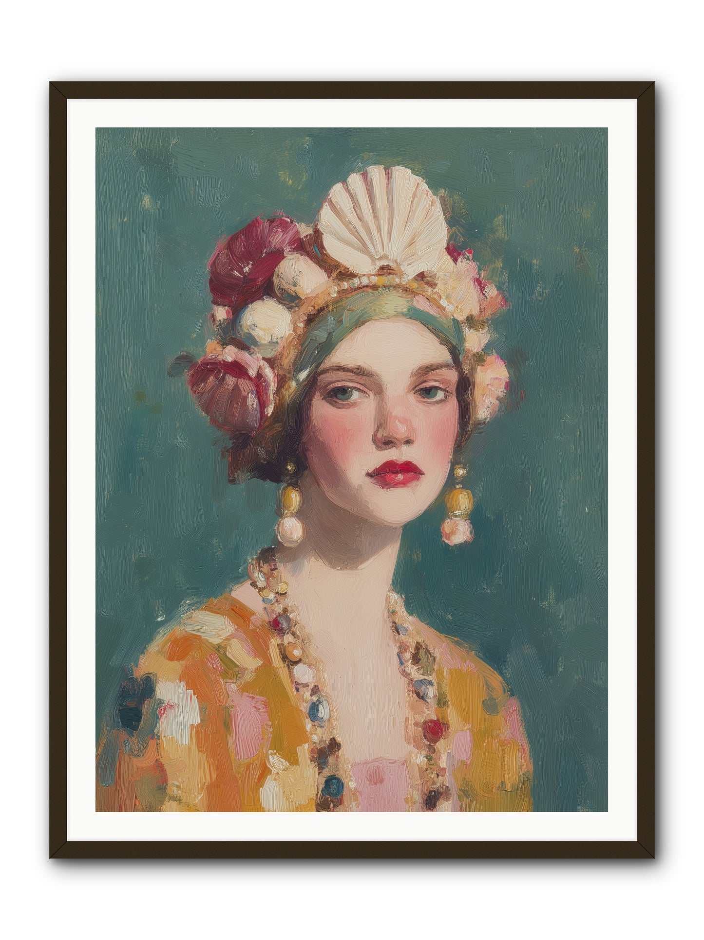 Returning Through Time -- Framed Print - Black 36x48