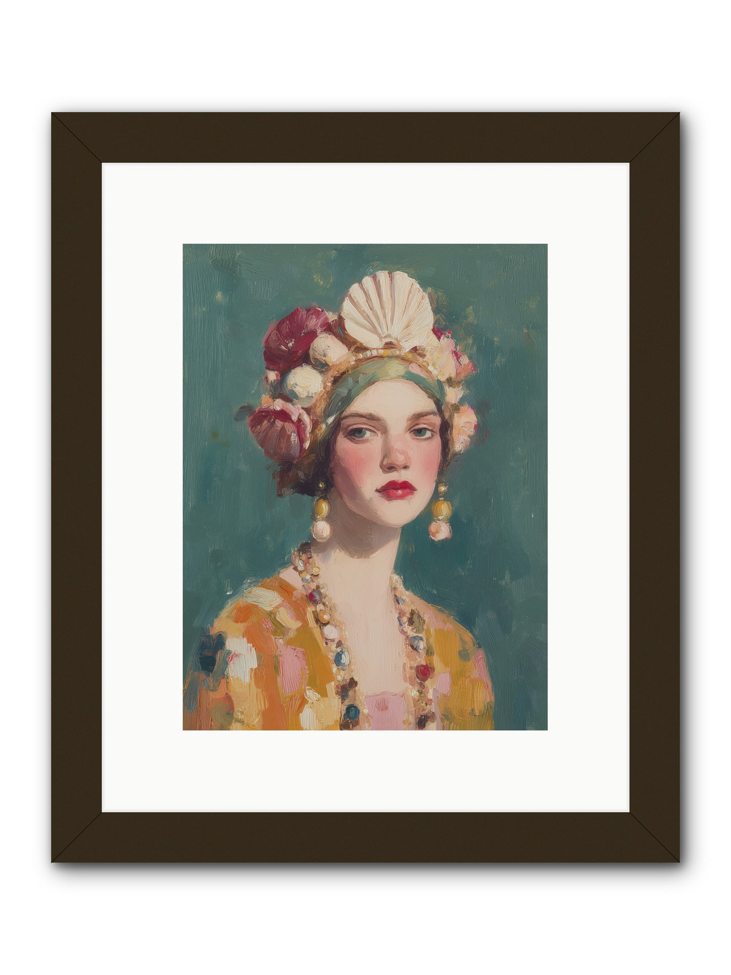Returning Through Time -- Framed Print - Black 9x12