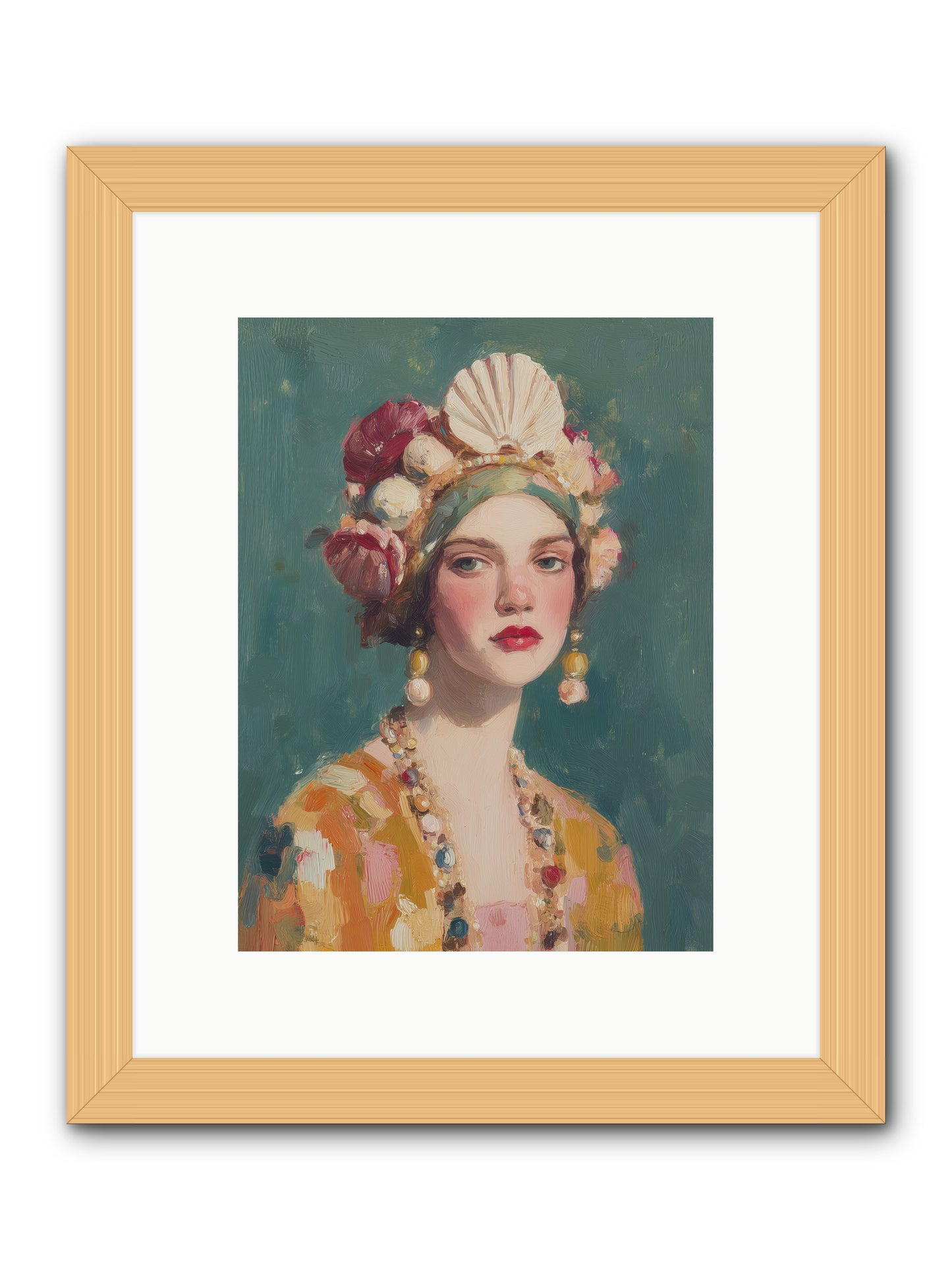 Returning Through Time -- Framed Print - Natural 9x12