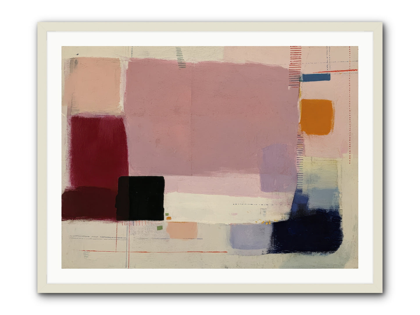 Revealed -- Framed Print - White 40x30