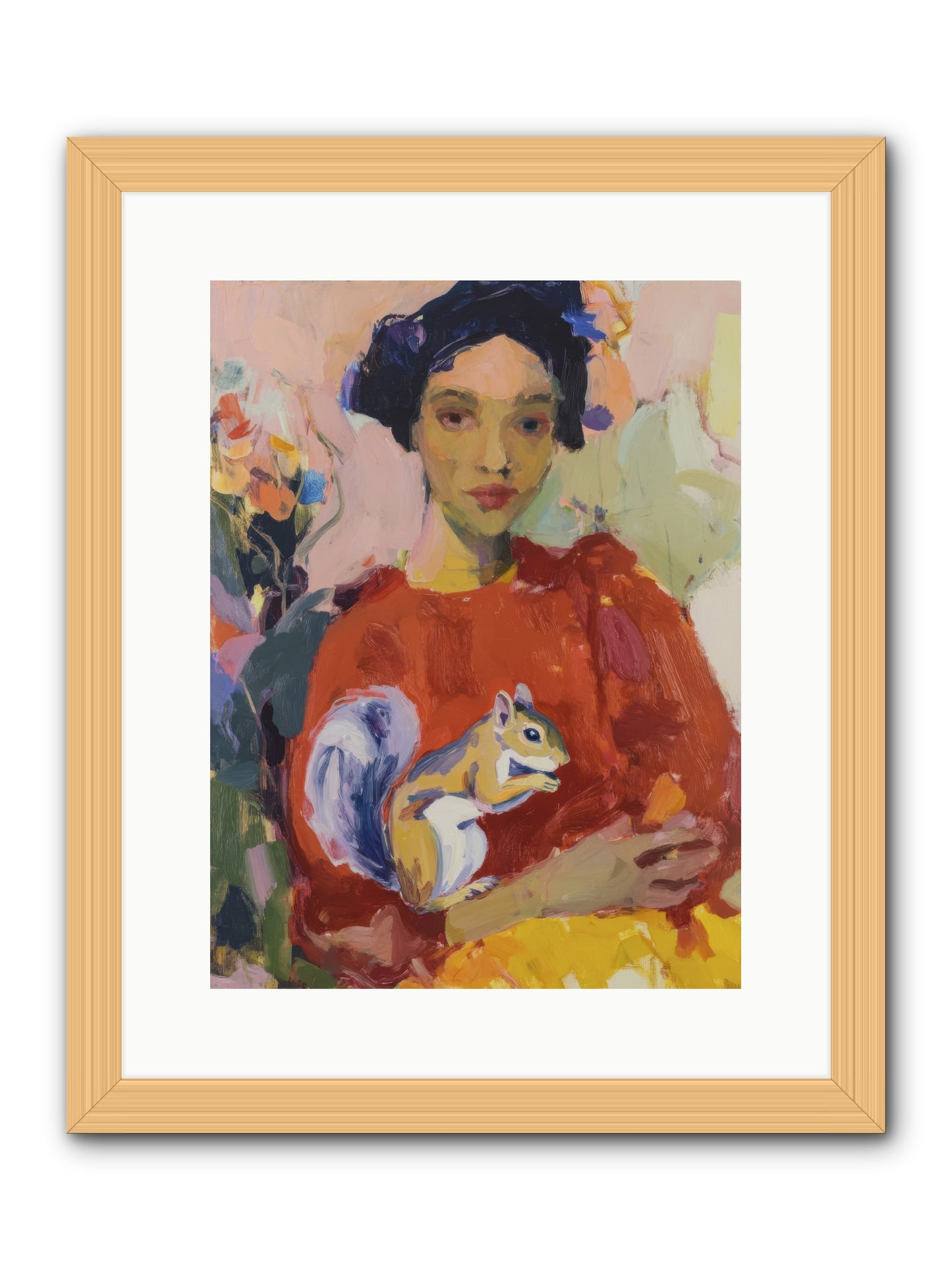 Reverie at Rosewater Hall-REZ -- Framed Print - Natural 12x16