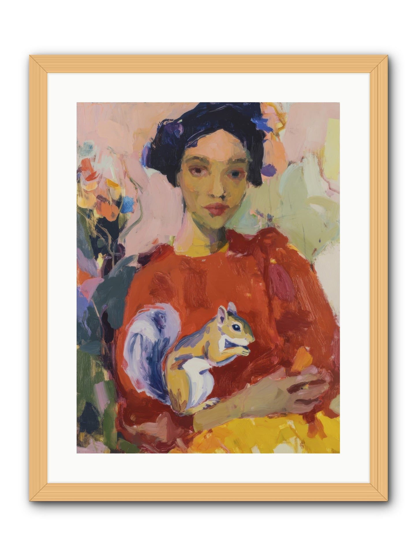 Reverie at Rosewater Hall-REZ -- Framed Print - Natural 18x24
