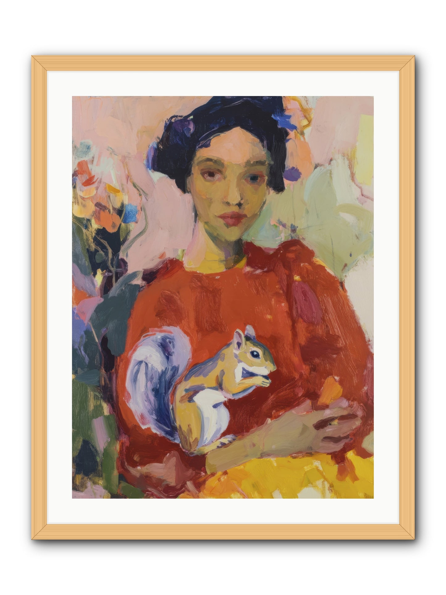 Reverie at Rosewater Hall-REZ -- Framed Print - Natural 24x32