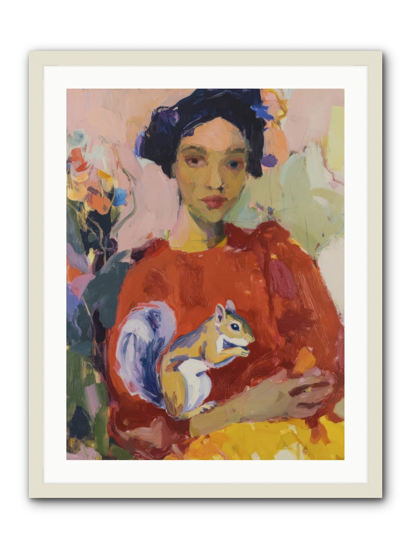 Reverie at Rosewater Hall-REZ -- Framed Print - White 24x32