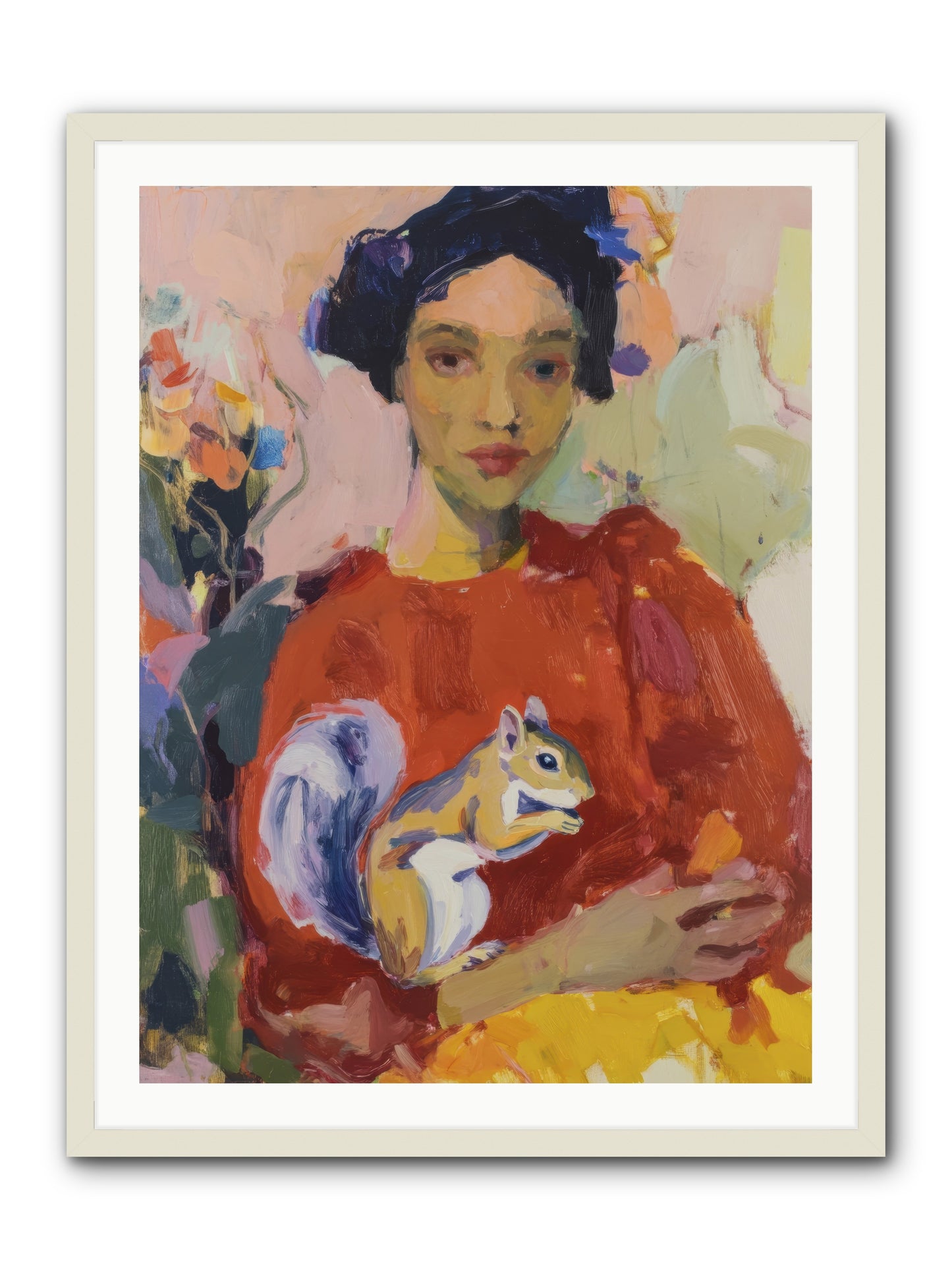Reverie at Rosewater Hall-REZ -- Framed Print - White 30x40