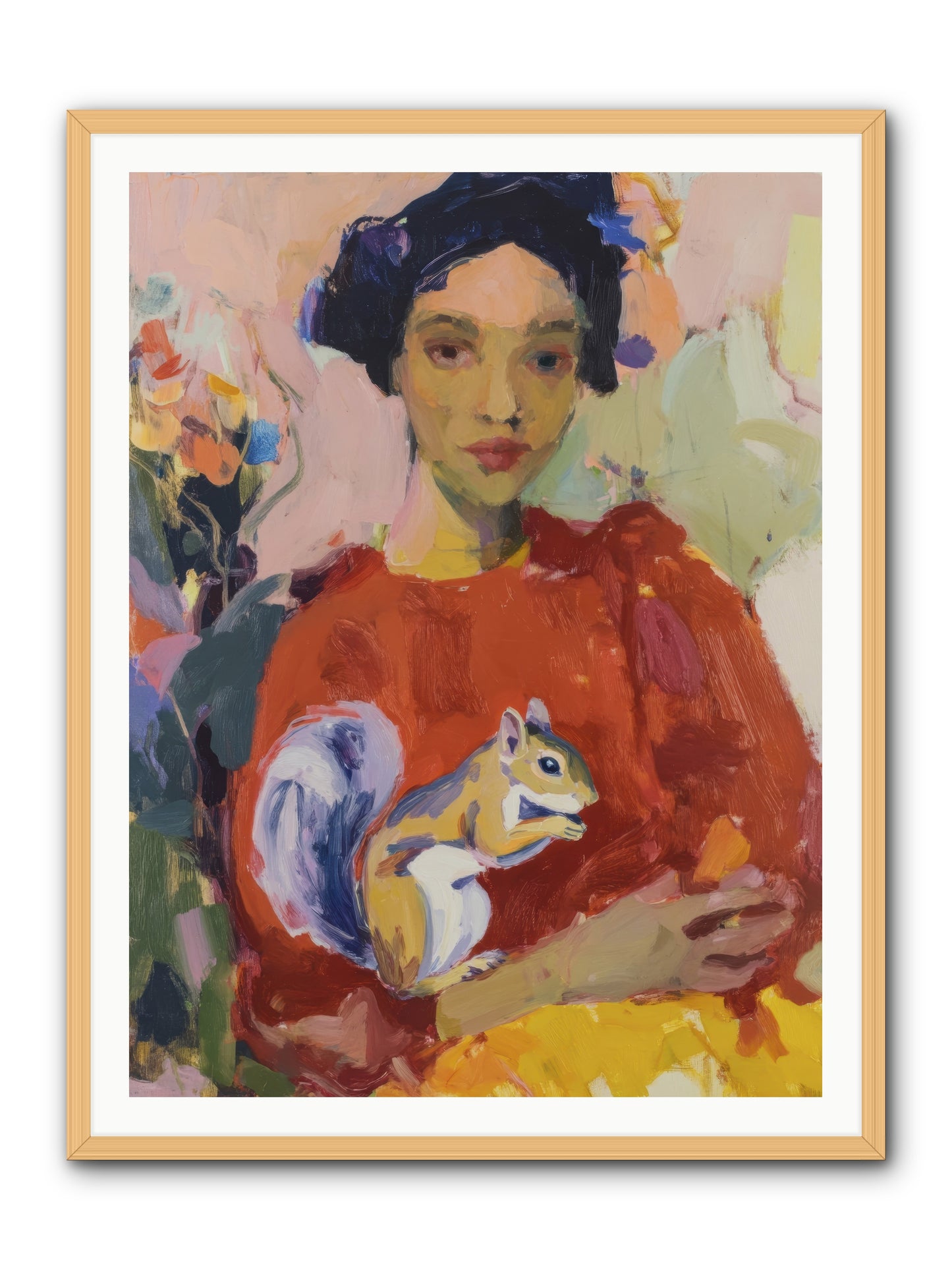 Reverie at Rosewater Hall-REZ -- Framed Print - Natural 36x48