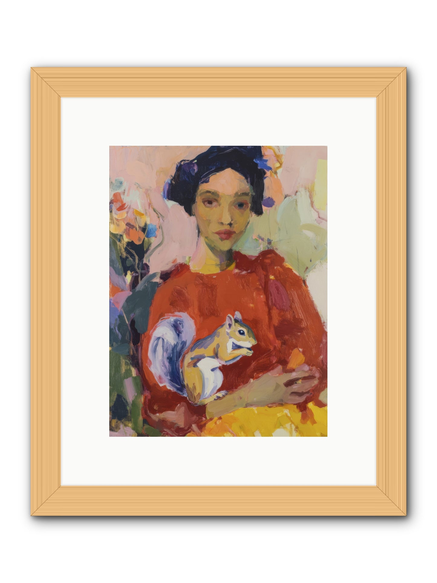 Reverie at Rosewater Hall-REZ -- Framed Print - Natural 9x12